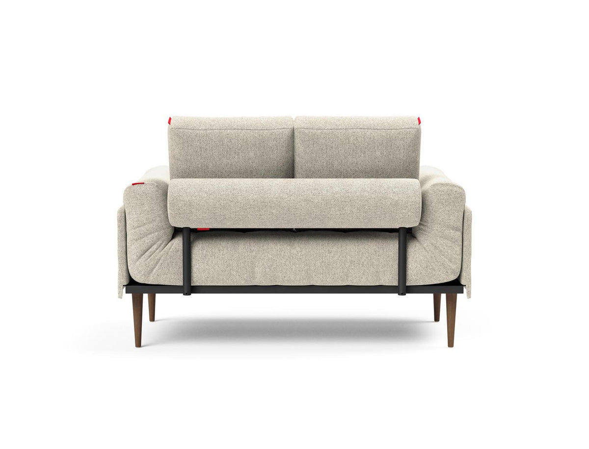 Rollo Styletto Klappsofa 80 mit Gestellbezug Classic in 357 Taura Off White präsentiert im Onlineshop von KAQTU Design AG. Bettsofa ist von Innovation Living