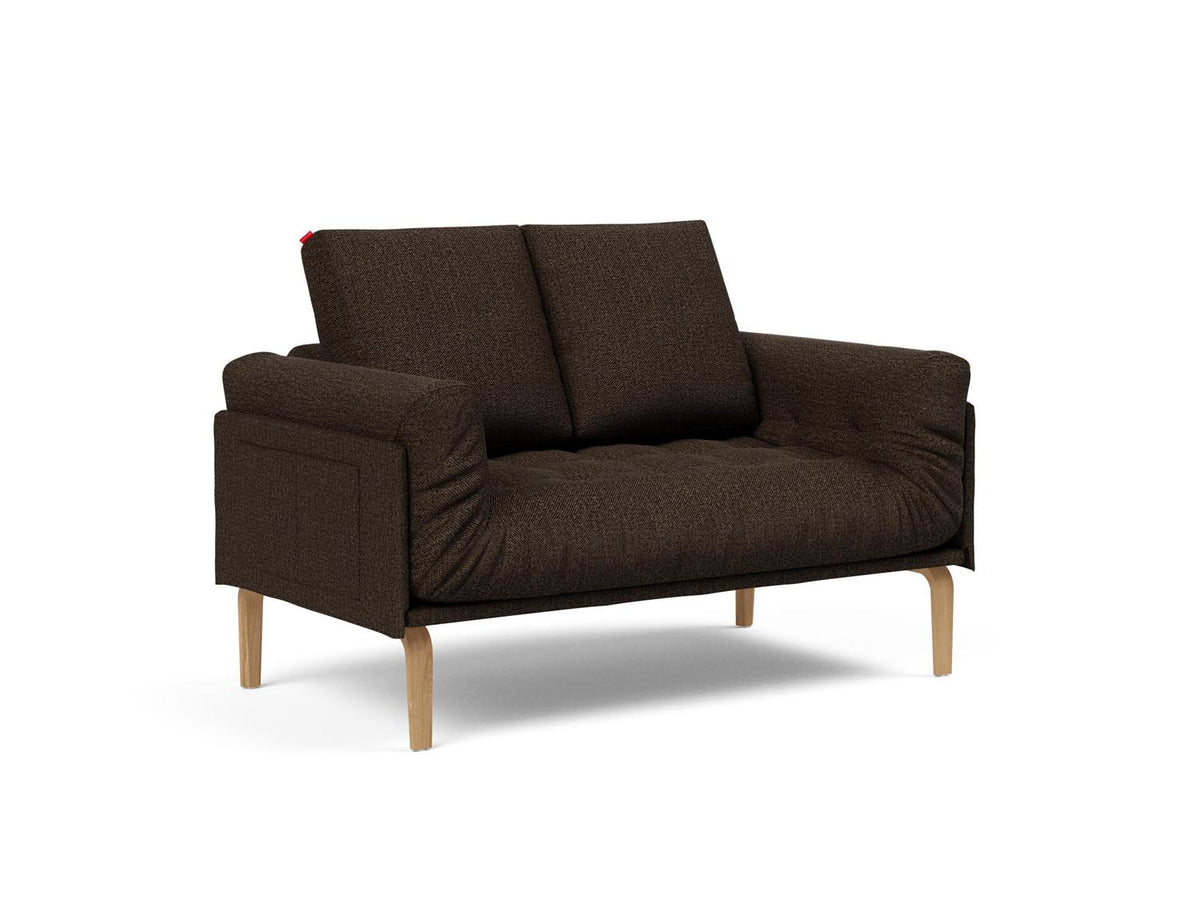 Rollo Bow Klappsofa 80 mit Gestellbezug Classic in 358 Taura Chocco präsentiert im Onlineshop von KAQTU Design AG. Bettsofa ist von Innovation Living
