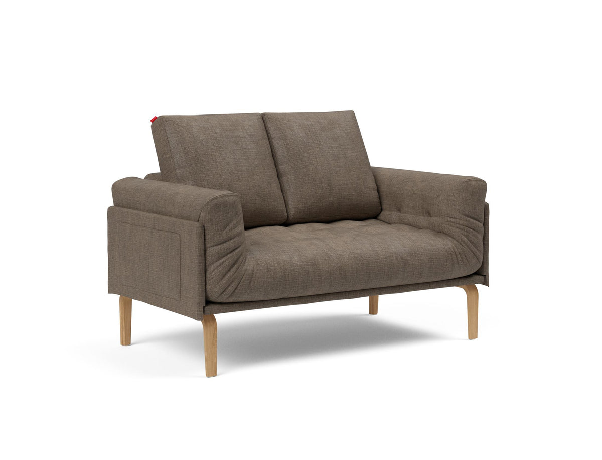 Rollo Bow Klappsofa 80 mit Gestellbezug Classic in 411 Esina Cedar Brown präsentiert im Onlineshop von KAQTU Design AG. Bettsofa ist von Innovation Living