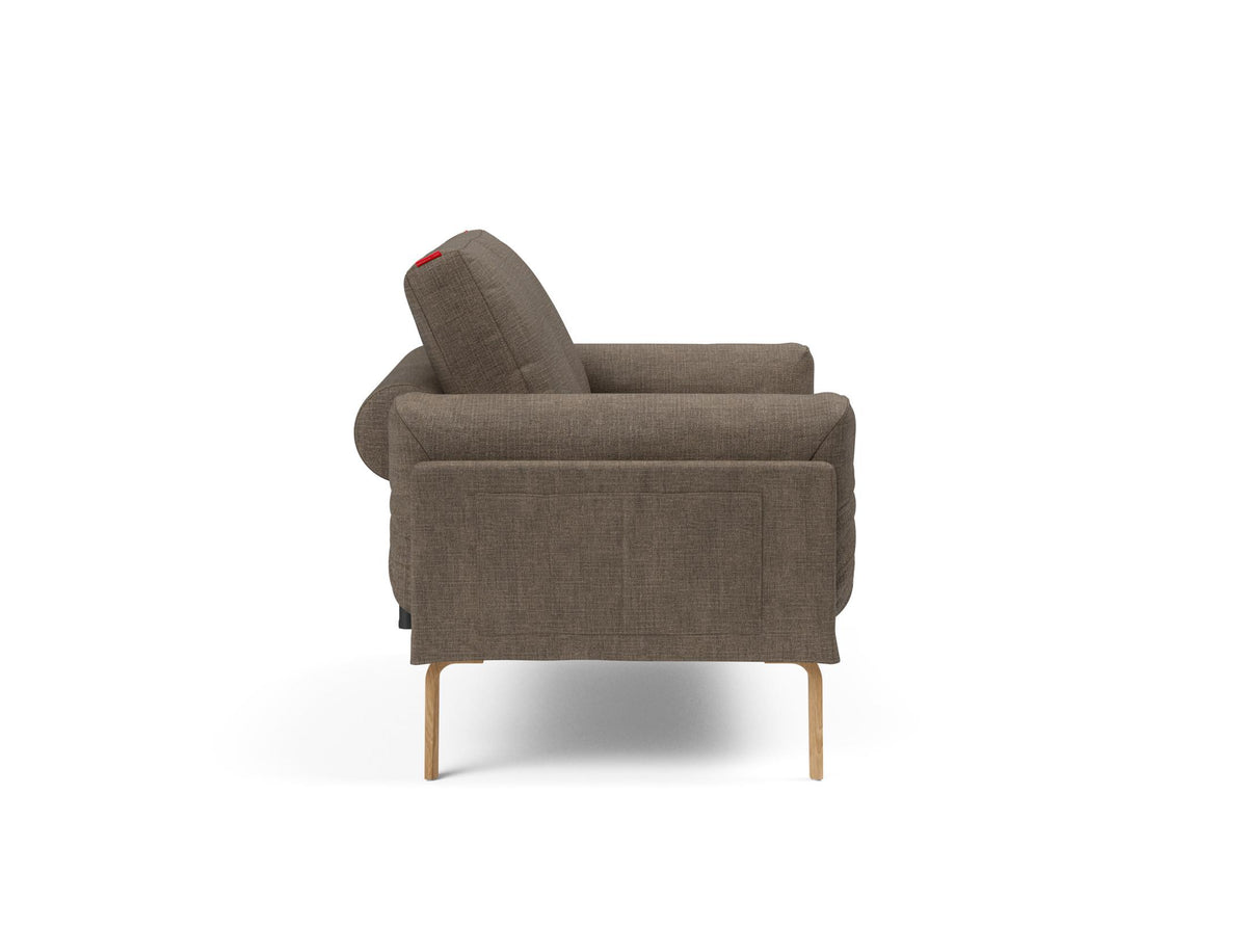 Rollo Bow Klappsofa 80 mit Gestellbezug Classic in 411 Esina Cedar Brown präsentiert im Onlineshop von KAQTU Design AG. Bettsofa ist von Innovation Living