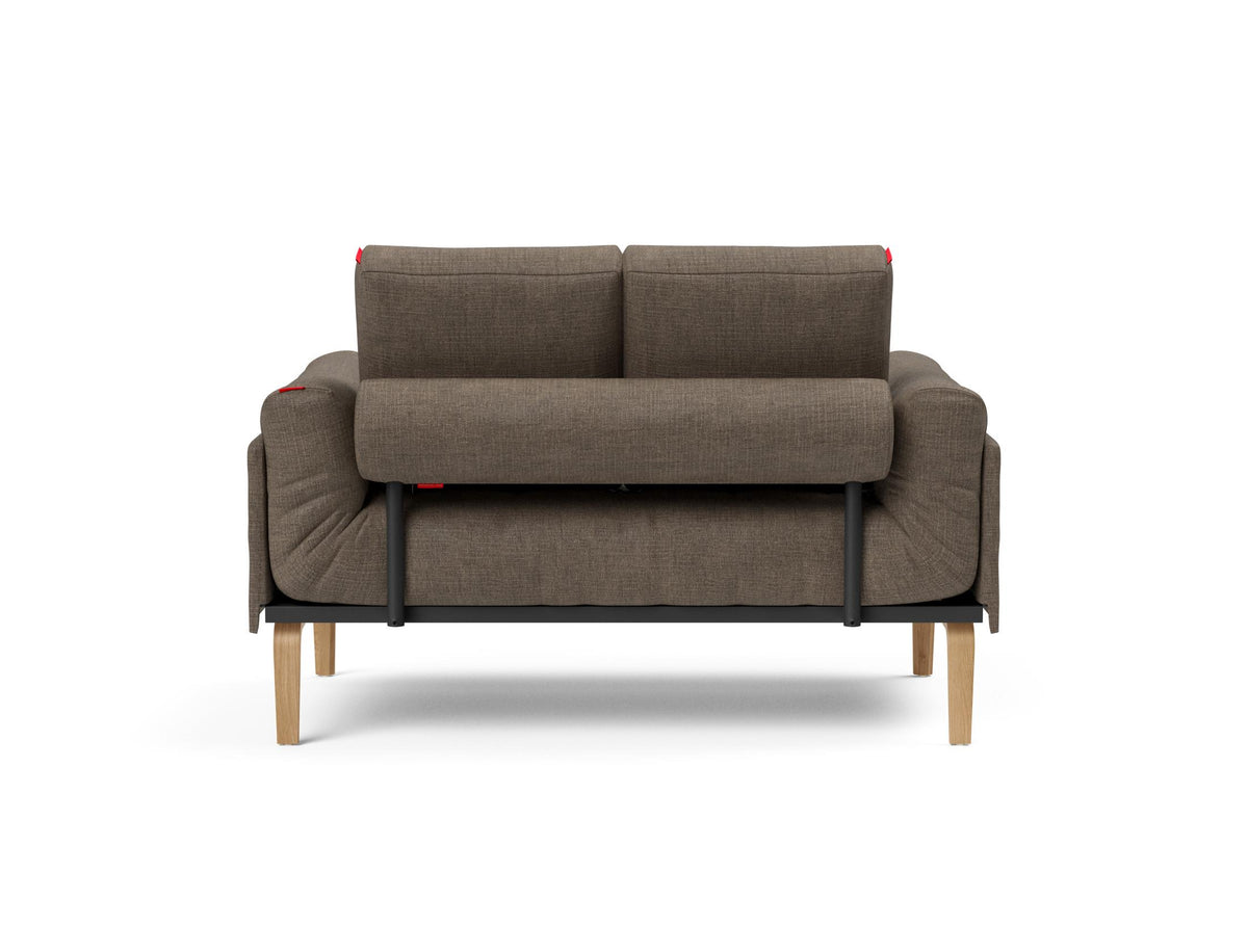 Rollo Bow Klappsofa 80 mit Gestellbezug Classic in 411 Esina Cedar Brown präsentiert im Onlineshop von KAQTU Design AG. Bettsofa ist von Innovation Living