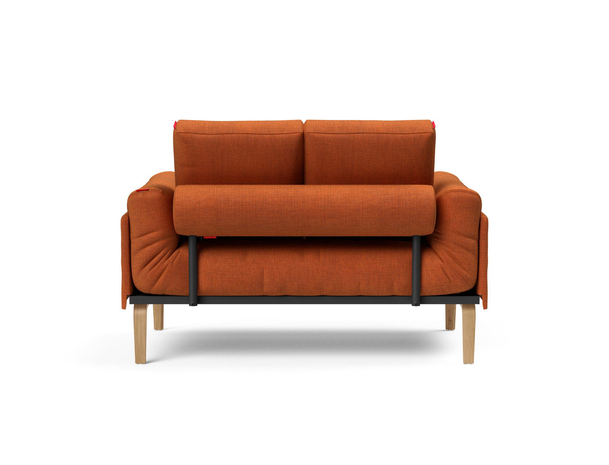 Rollo Bow Klappsofa 80 mit Gestellbezug Classic in 412 Esina Rust Orange präsentiert im Onlineshop von KAQTU Design AG. Bettsofa ist von Innovation Living