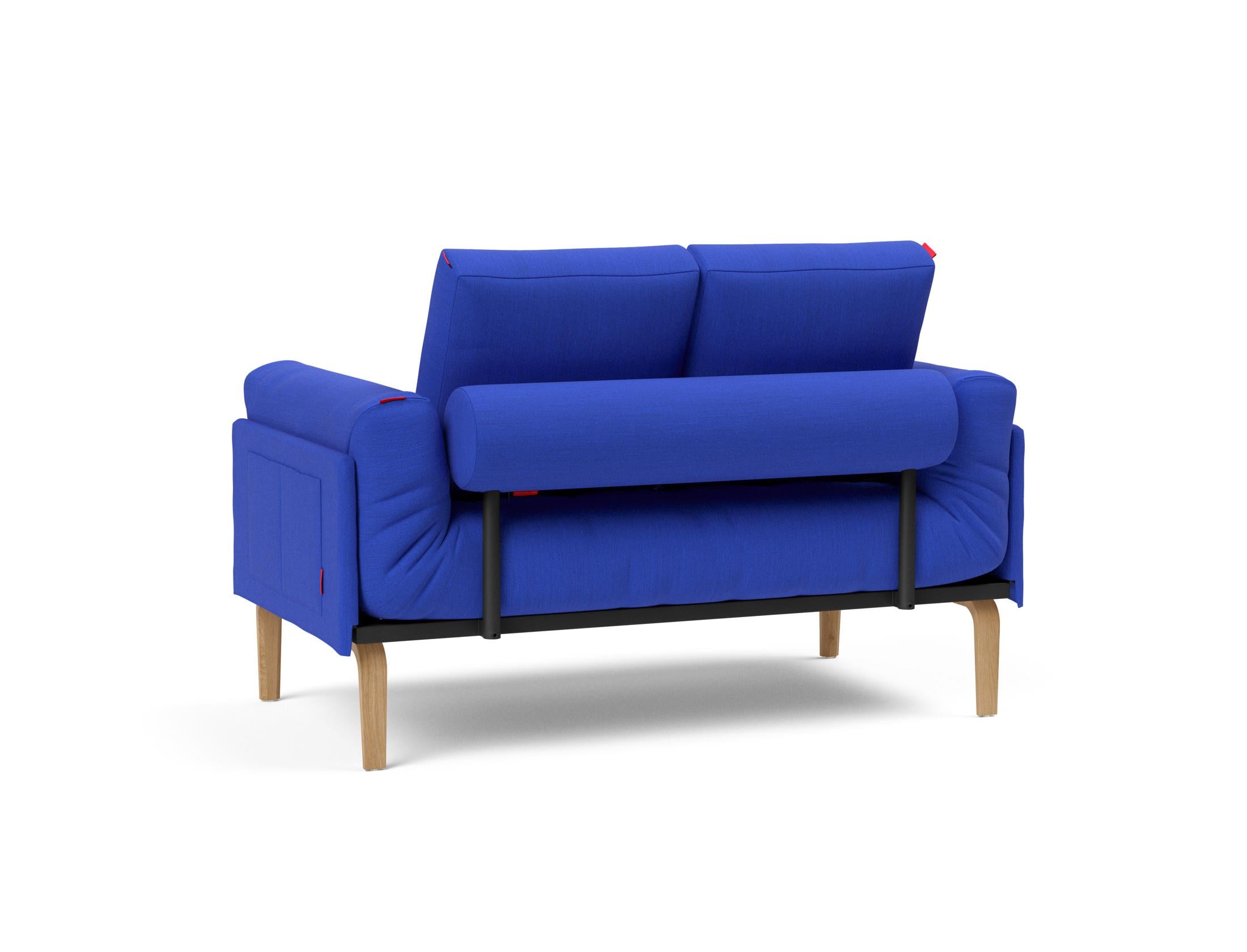 Erleben Sie das Rollo Bow Klappsofa 80 von Innovation Living – ein elegantes, multifunktionales Möbelstück mit robustem Classic-Gestellbezug.