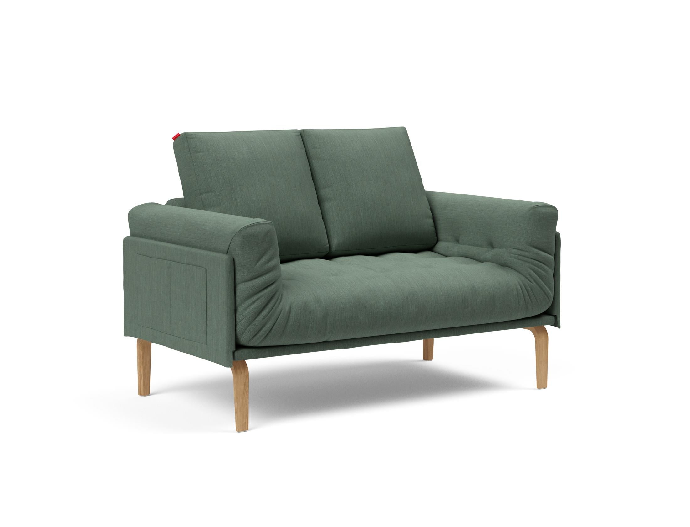 Erleben Sie das Rollo Bow Klappsofa 80 von Innovation Living – ein elegantes, multifunktionales Möbelstück mit robustem Classic-Gestellbezug.