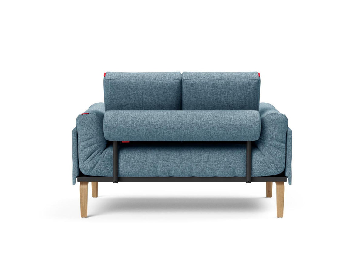 Rollo Bow Klappsofa 80 mit Gestellbezug Classic in 525 Mixed Dance Light Blue präsentiert im Onlineshop von KAQTU Design AG. Bettsofa ist von Innovation Living