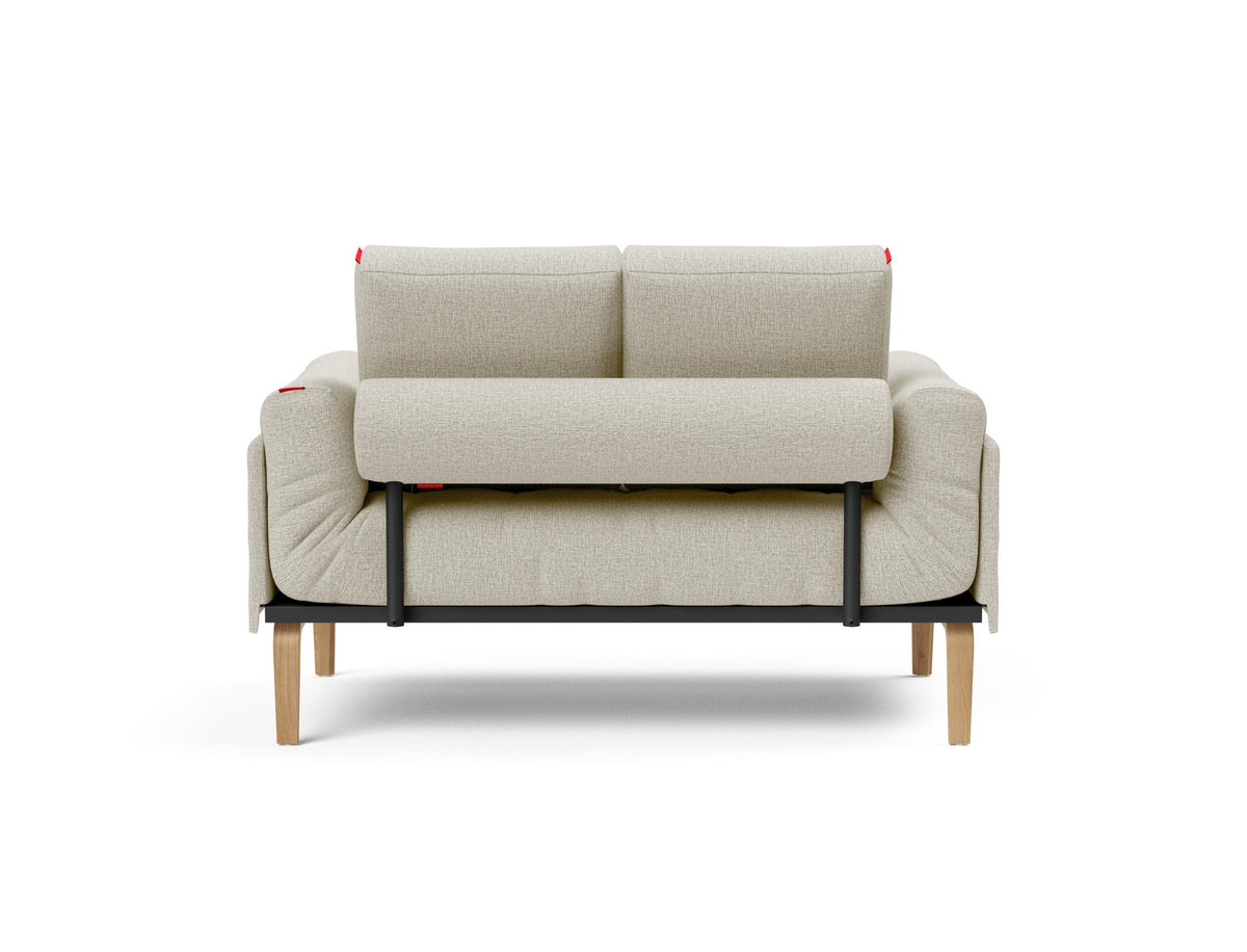 Rollo Bow Klappsofa 80 mit Gestellbezug Classic in 527 Mixed Dance Natural präsentiert im Onlineshop von KAQTU Design AG. Bettsofa ist von Innovation Living
