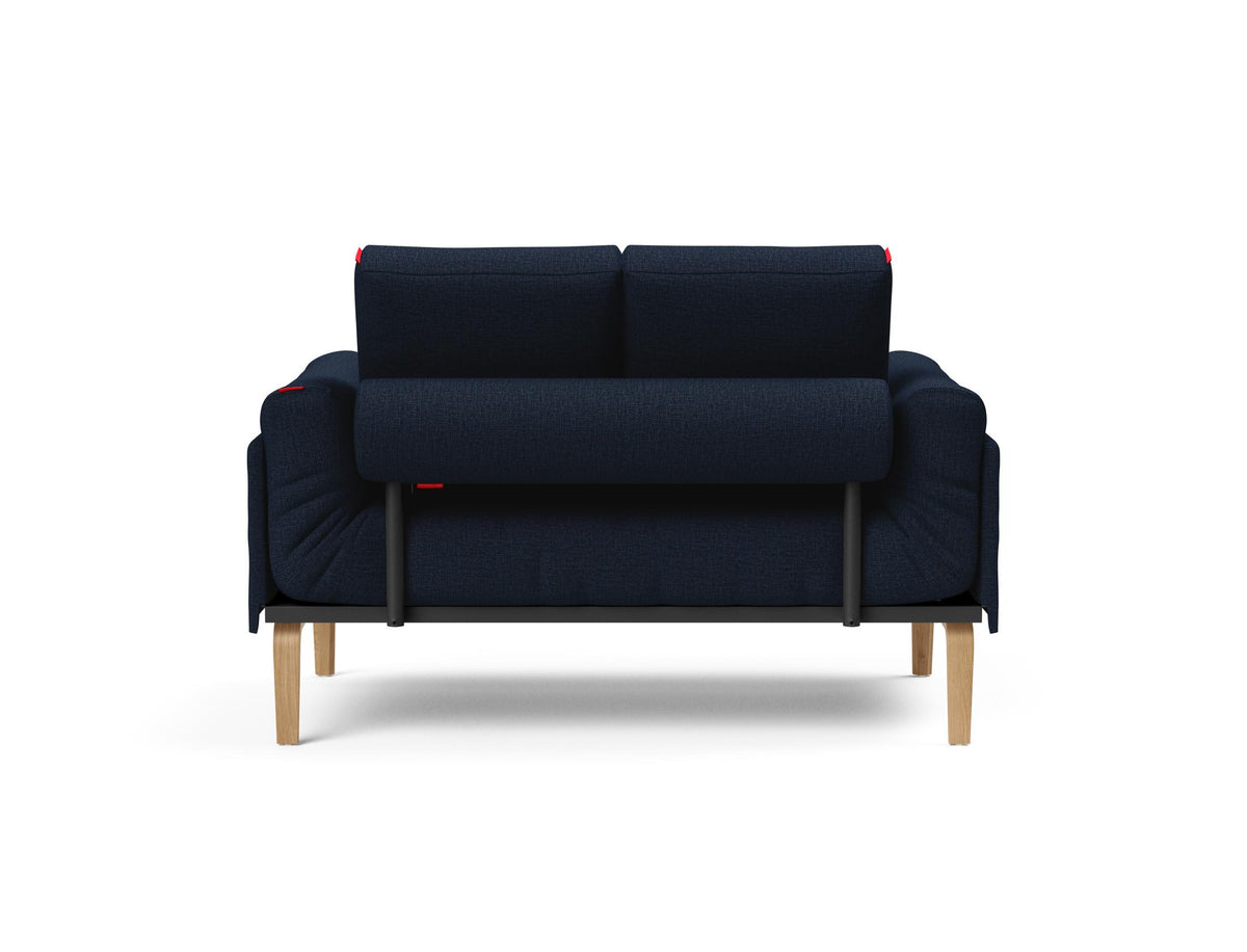 Rollo Bow Klappsofa 80 mit Gestellbezug Classic in 528 Mixed Dance Blue präsentiert im Onlineshop von KAQTU Design AG. Bettsofa ist von Innovation Living