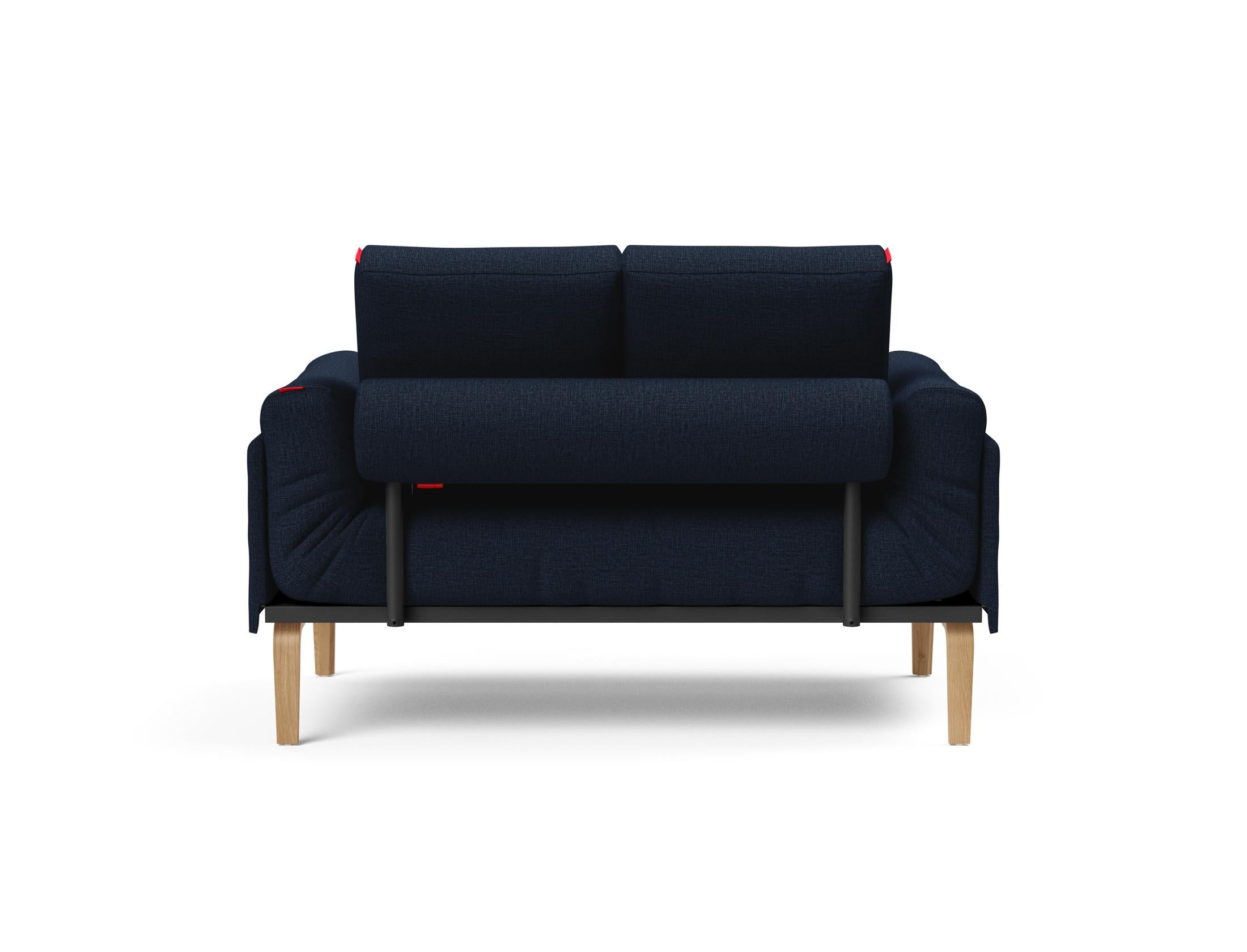 Erleben Sie das Rollo Bow Klappsofa 80 von Innovation Living – ein elegantes, multifunktionales Möbelstück mit edlem Classic-Gestellbezug.