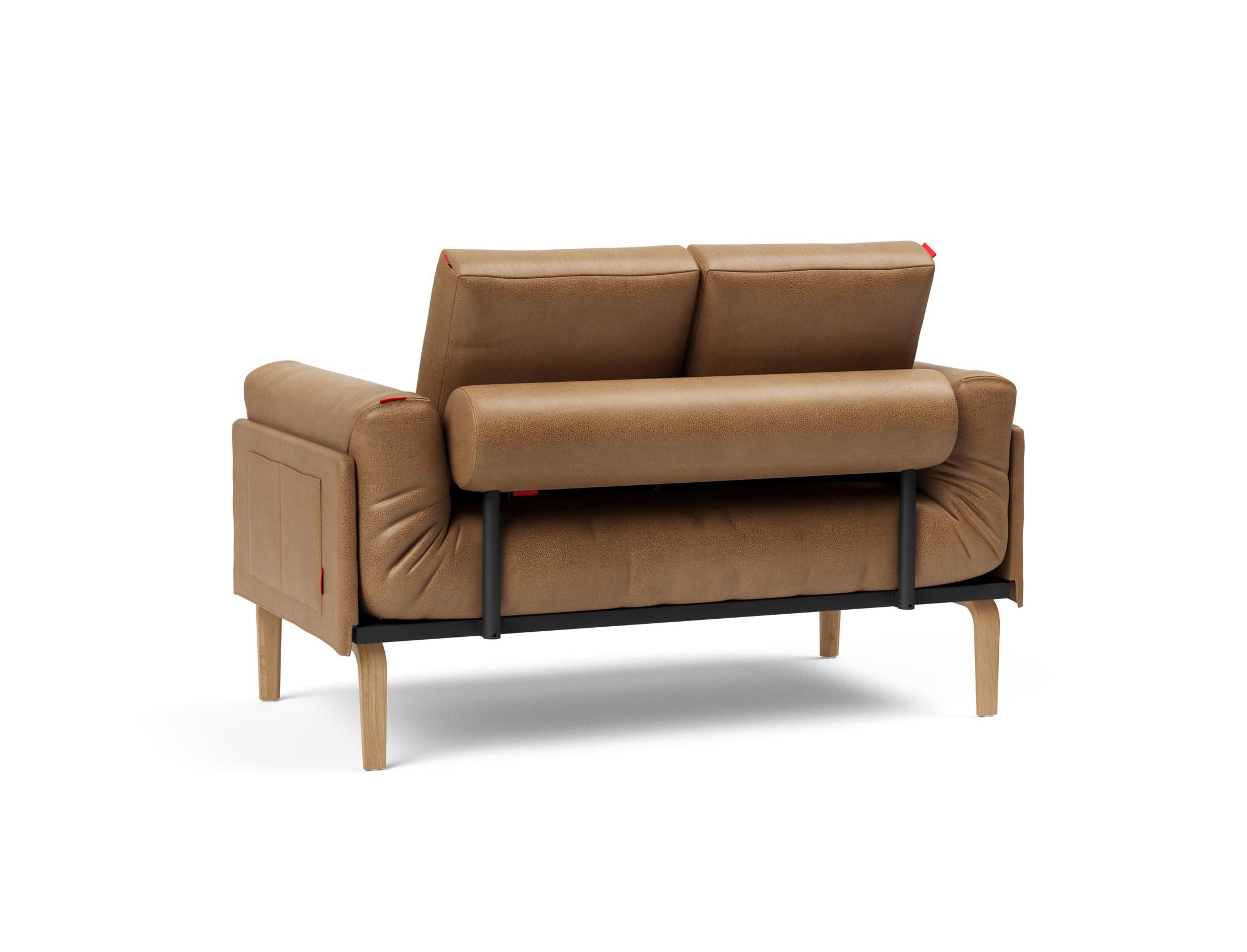 Erleben Sie das Rollo Bow Klappsofa 80 von Innovation Living – stilvolles, vielseitiges Möbelstück mit hochwertigem Classic Gestellbezug.