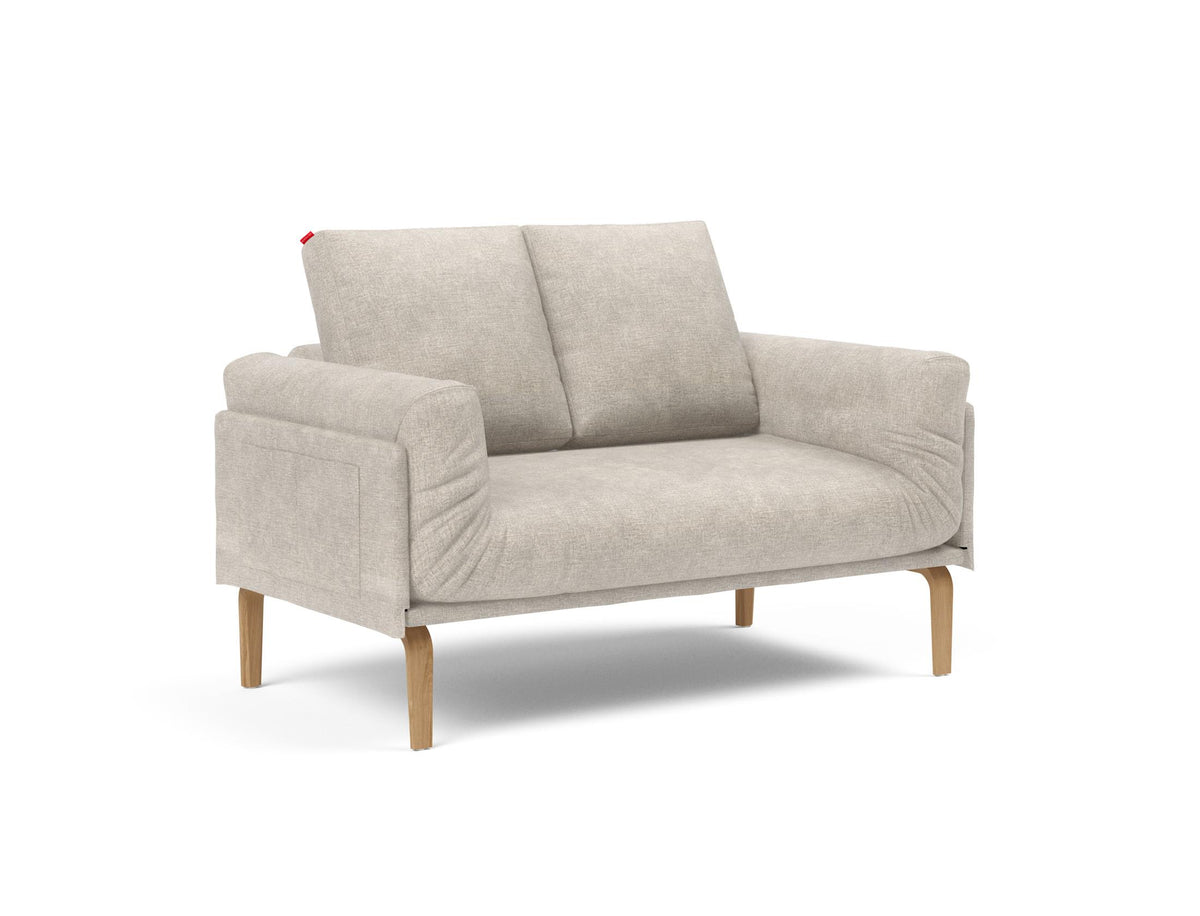 Rollo Bow Klappsofa 80 mit Cover und Gestellbezug Classic in 280 Avella Sand präsentiert im Onlineshop von KAQTU Design AG. Bettsofa ist von Innovation Living