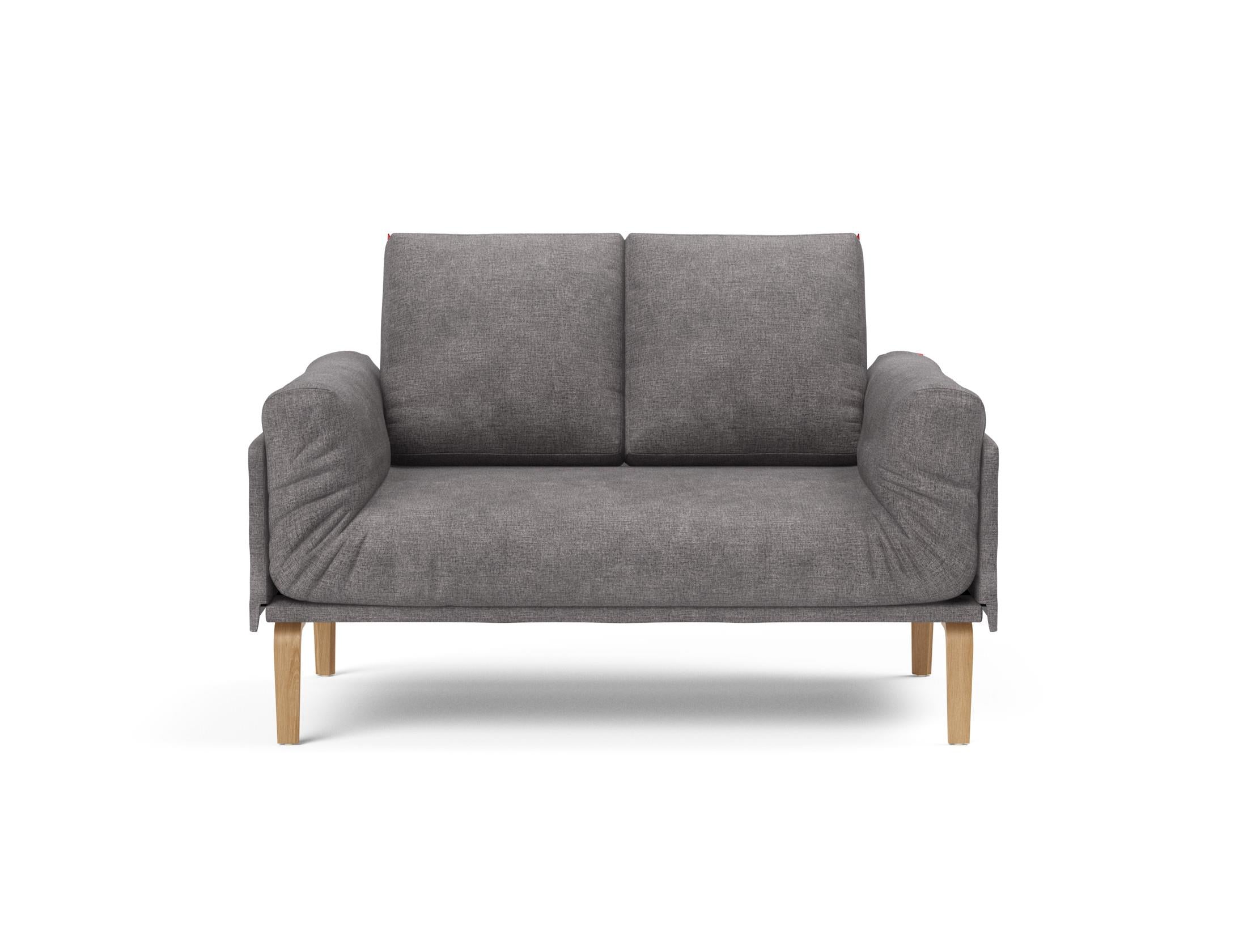 Erleben Sie das Rollo Bow Klappsofa 80 von Innovation Living: Stilvolles, funktionales Möbelstück mit robustem Cover und edlem Gestellbezug.