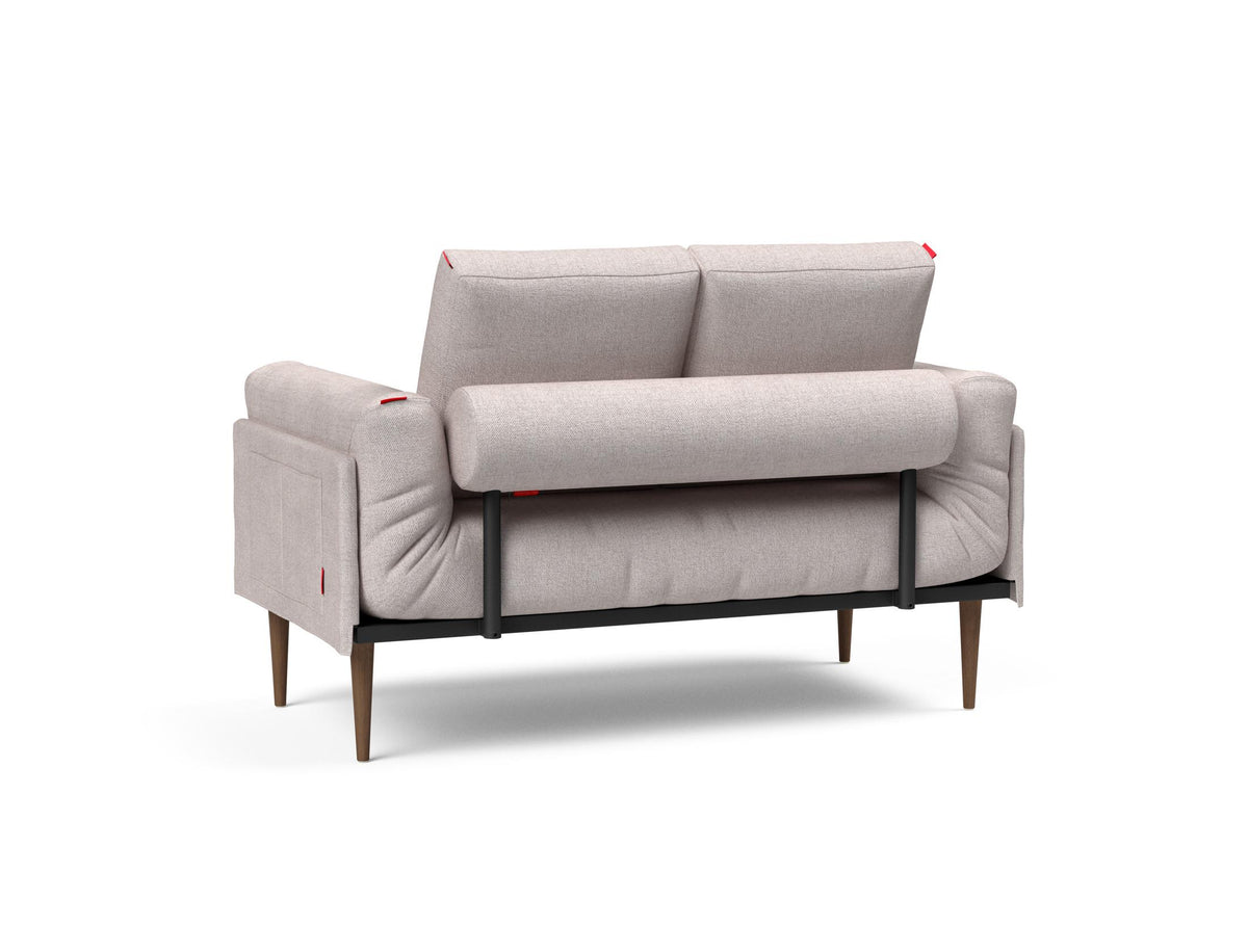 Rollo Styletto Klappsofa 80 mit Cover und Gestellbezug Classic in 300 Weda Sand präsentiert im Onlineshop von KAQTU Design AG. Bettsofa ist von Innovation Living