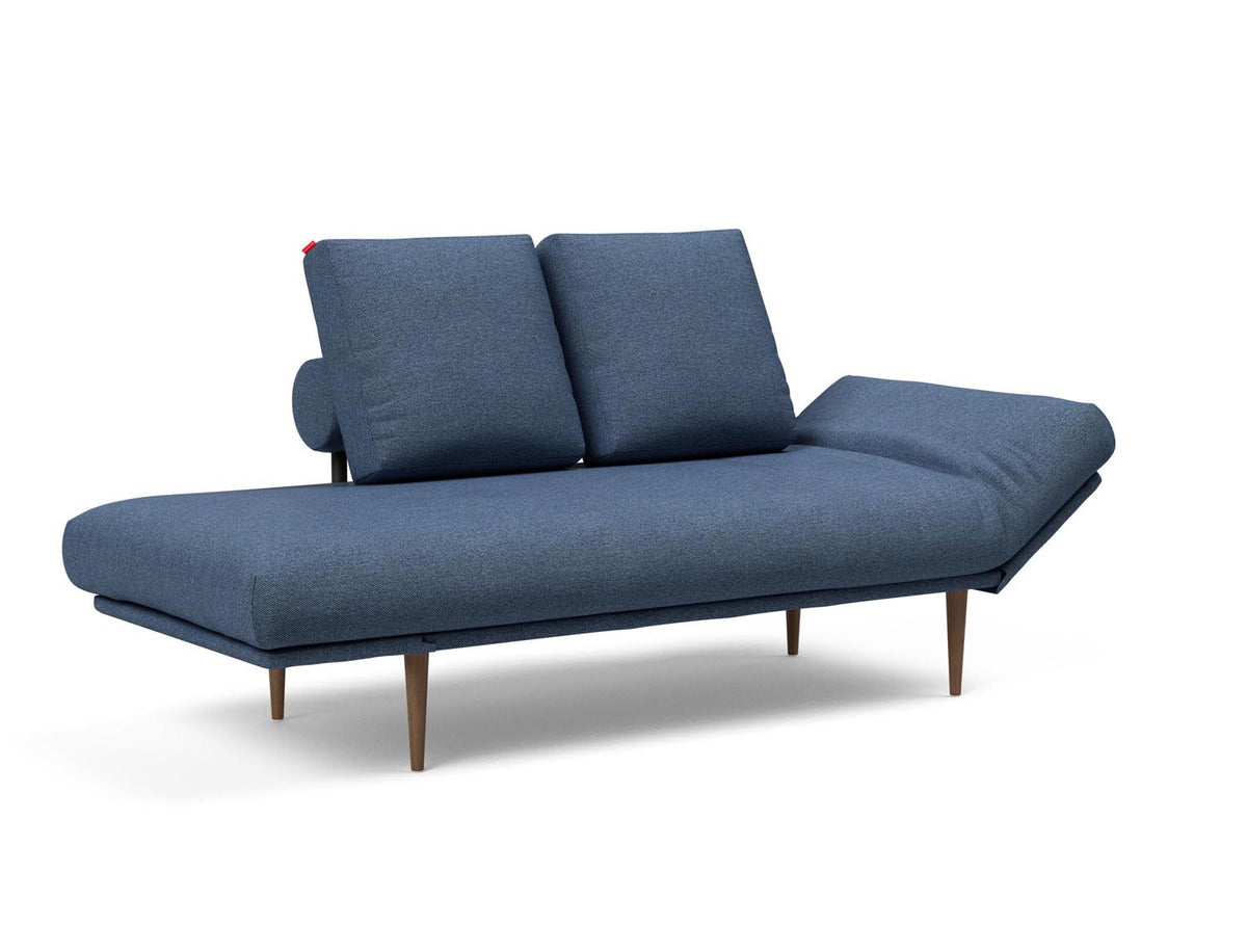 Rollo Styletto Klappsofa 80 mit Cover und Gestellbezug Classic in 302 Weda Blue präsentiert im Onlineshop von KAQTU Design AG. Bettsofa ist von Innovation Living