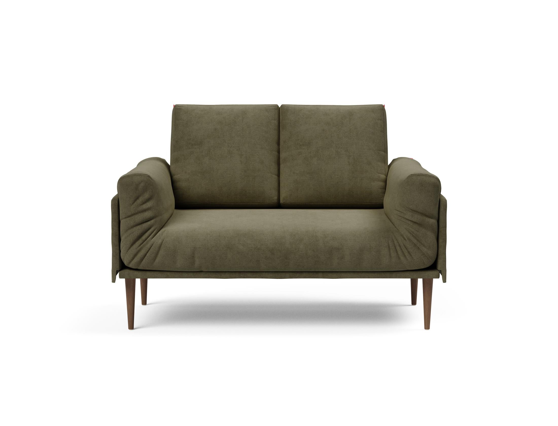 Erleben Sie das Rollo Styletto Klappsofa 80 von Innovation Living – stilvoll, funktional und mit edlem Cover für modernen Wohnkomfort.