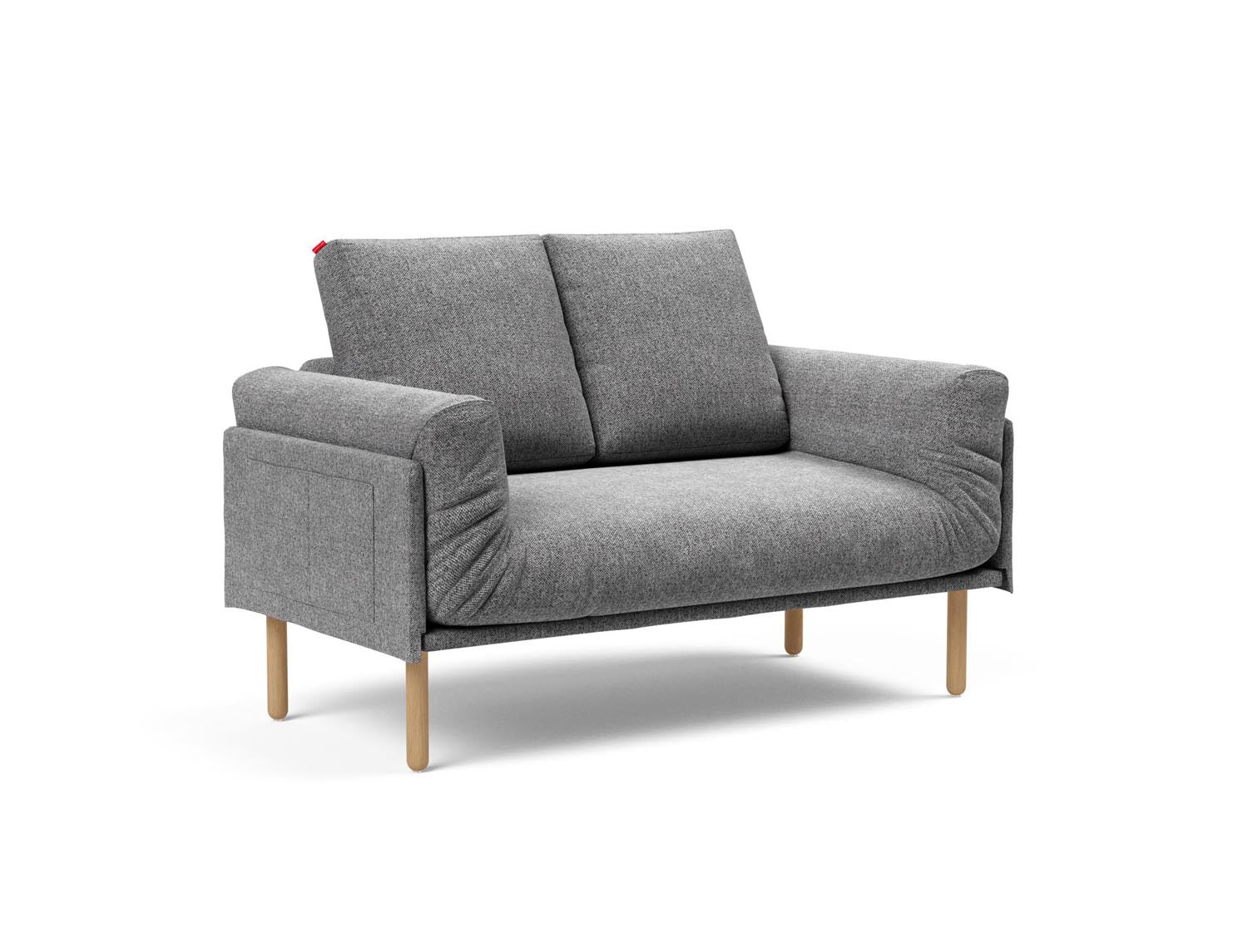 Erleben Sie das Rollo Stem Klappsofa 80 von Innovation Living – ein elegantes, multifunktionales Möbelstück mit edlem Cover und robustem Gestellbezug.