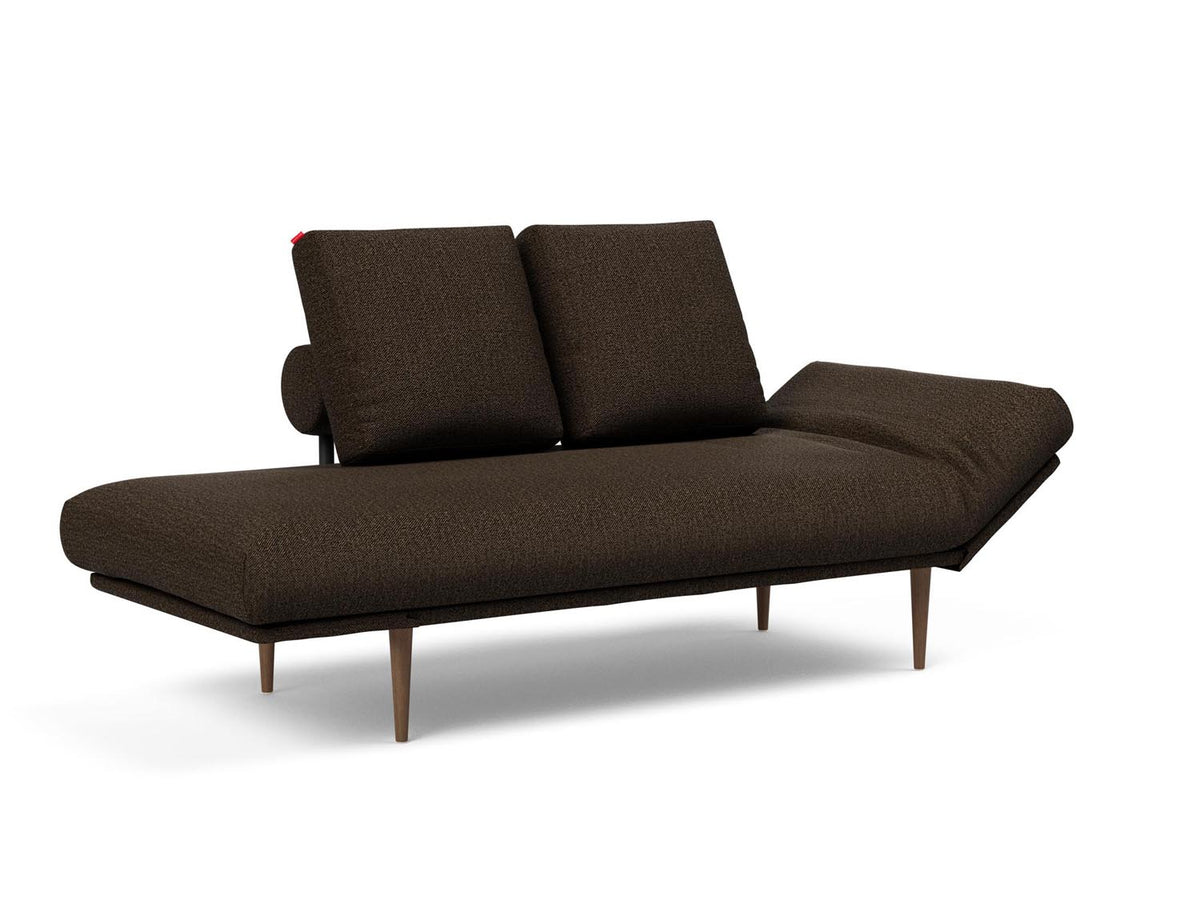 Rollo Styletto Klappsofa 80 mit Cover und Gestellbezug Classic in 358 Taura Chocco präsentiert im Onlineshop von KAQTU Design AG. Bettsofa ist von Innovation Living