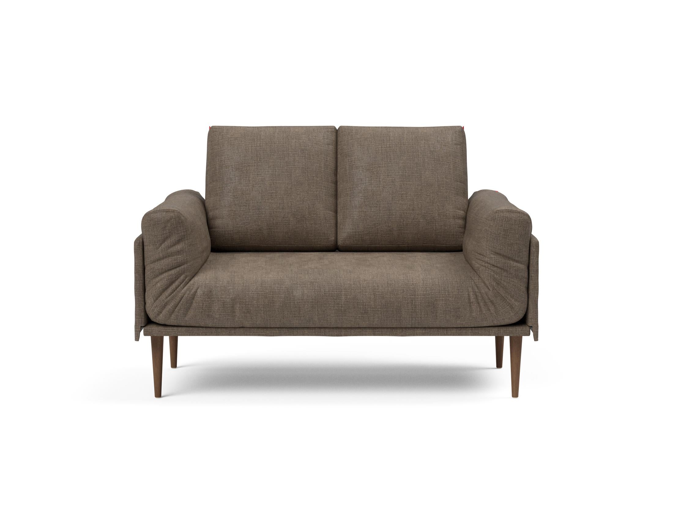 Entdecken Sie das Rollo Styletto Klappsofa 80 von Innovation Living – ein elegantes Möbelstück mit hochwertigem Cover und klassischem Gestellbezug.