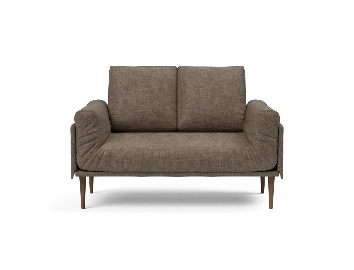 Rollo Styletto Klappsofa 80 mit Cover und Gestellbezug Classic in 411 Esina Cedar Brown präsentiert im Onlineshop von KAQTU Design AG. Bettsofa ist von Innovation Living