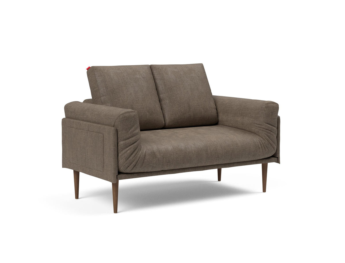 Rollo Styletto Klappsofa 80 mit Cover und Gestellbezug Classic in 411 Esina Cedar Brown präsentiert im Onlineshop von KAQTU Design AG. Bettsofa ist von Innovation Living
