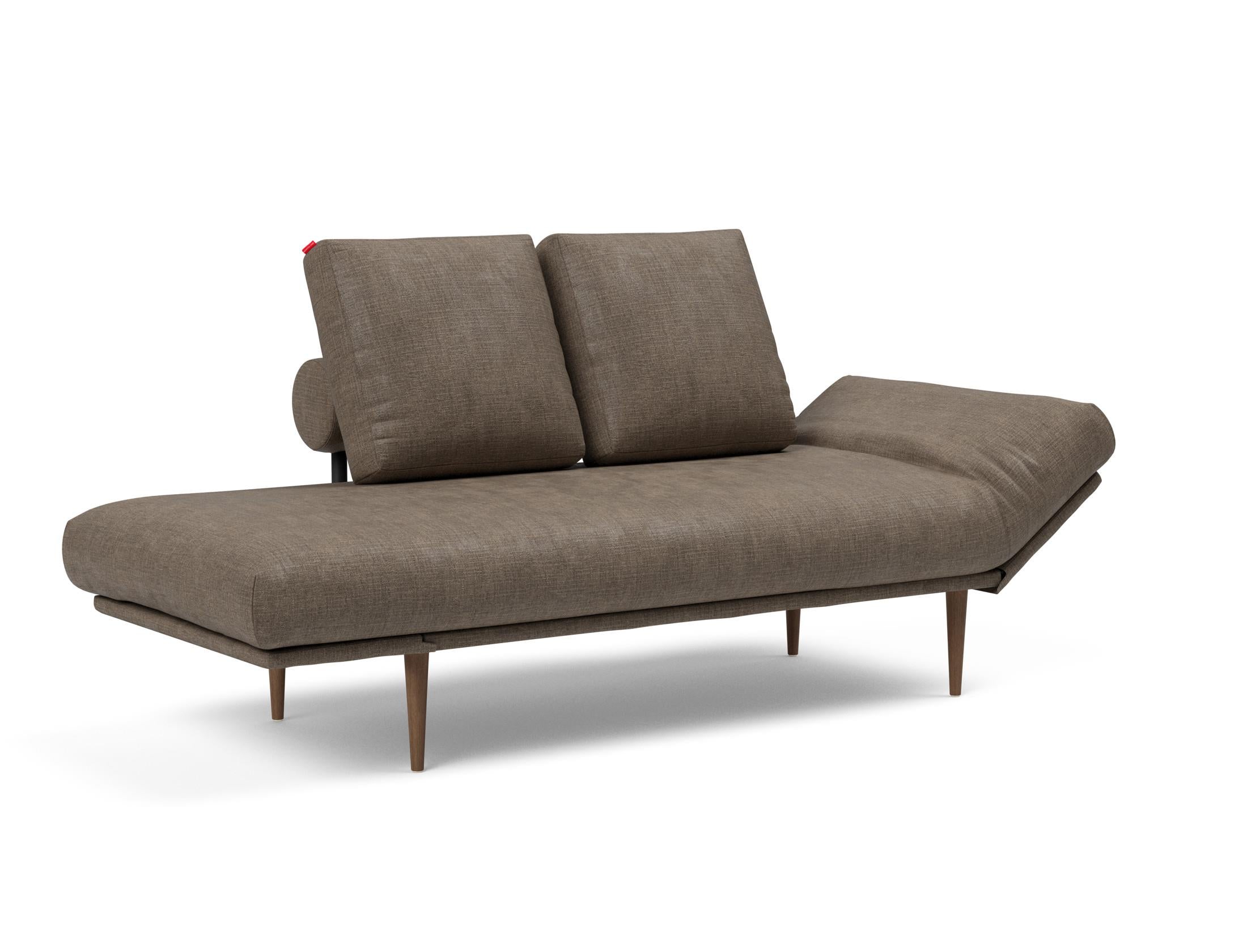 Erleben Sie das Rollo Styletto Klappsofa 80 von Innovation Living – stilvolles Design, komfortables Cover und zeitloser Gestellbezug für Ihr Zuhause.