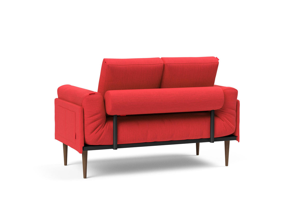 Rollo Styletto Klappsofa 80 mit Cover und Gestellbezug Classic in 511 Elegance Red präsentiert im Onlineshop von KAQTU Design AG. Bettsofa ist von Innovation Living