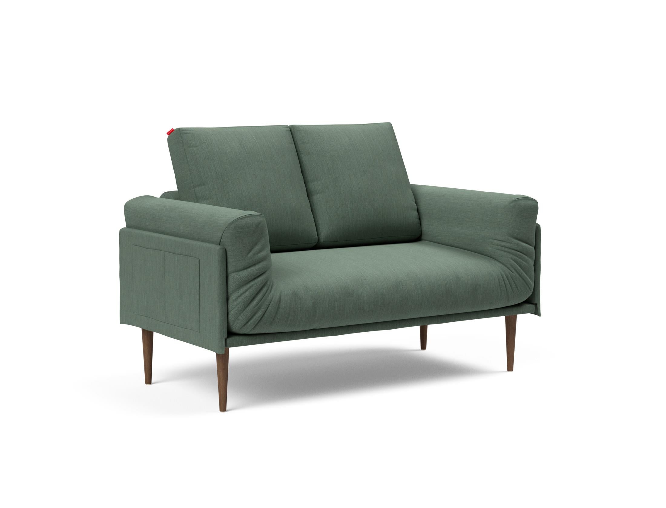 Erleben Sie das Rollo Styletto Klappsofa 80 von Innovation Living – stilvolles Design, komfortables Cover und zeitloser Gestellbezug für Ihr Zuhause.