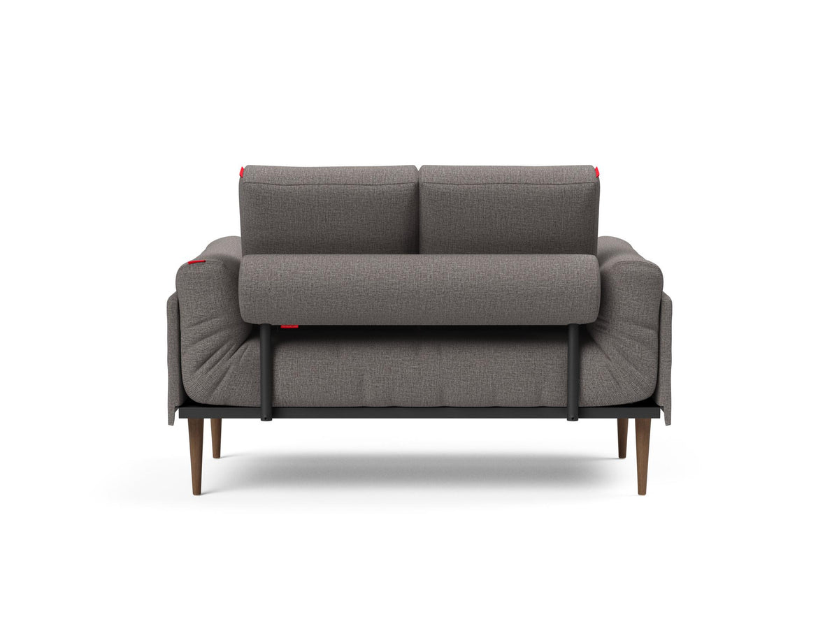 Rollo Styletto Klappsofa 80 mit Cover und Gestellbezug Classic in 521 Mixed Dance Grey präsentiert im Onlineshop von KAQTU Design AG. Bettsofa ist von Innovation Living