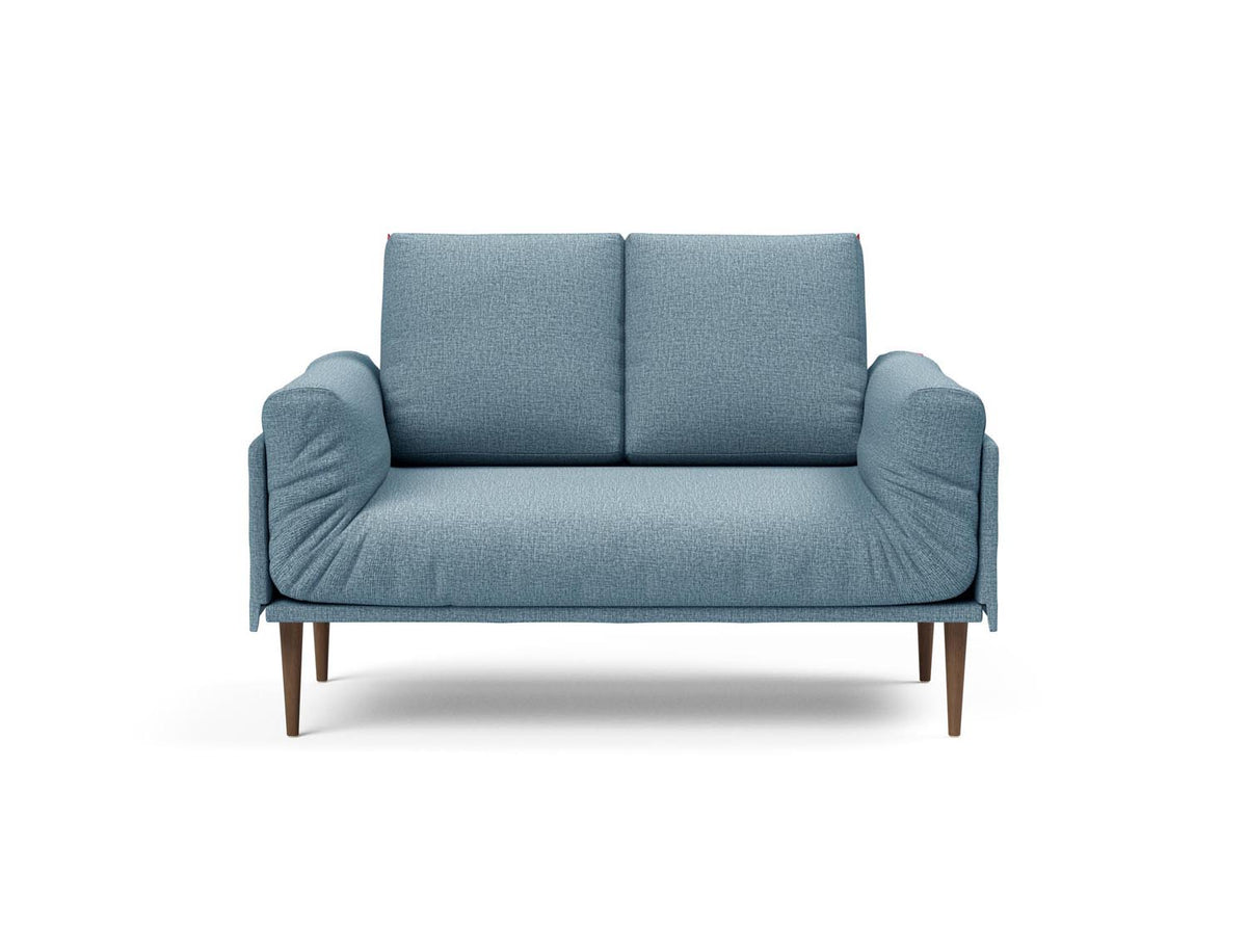 Rollo Styletto Klappsofa 80 mit Cover und Gestellbezug Classic in 525 Mixed Dance Light Blue präsentiert im Onlineshop von KAQTU Design AG. Bettsofa ist von Innovation Living