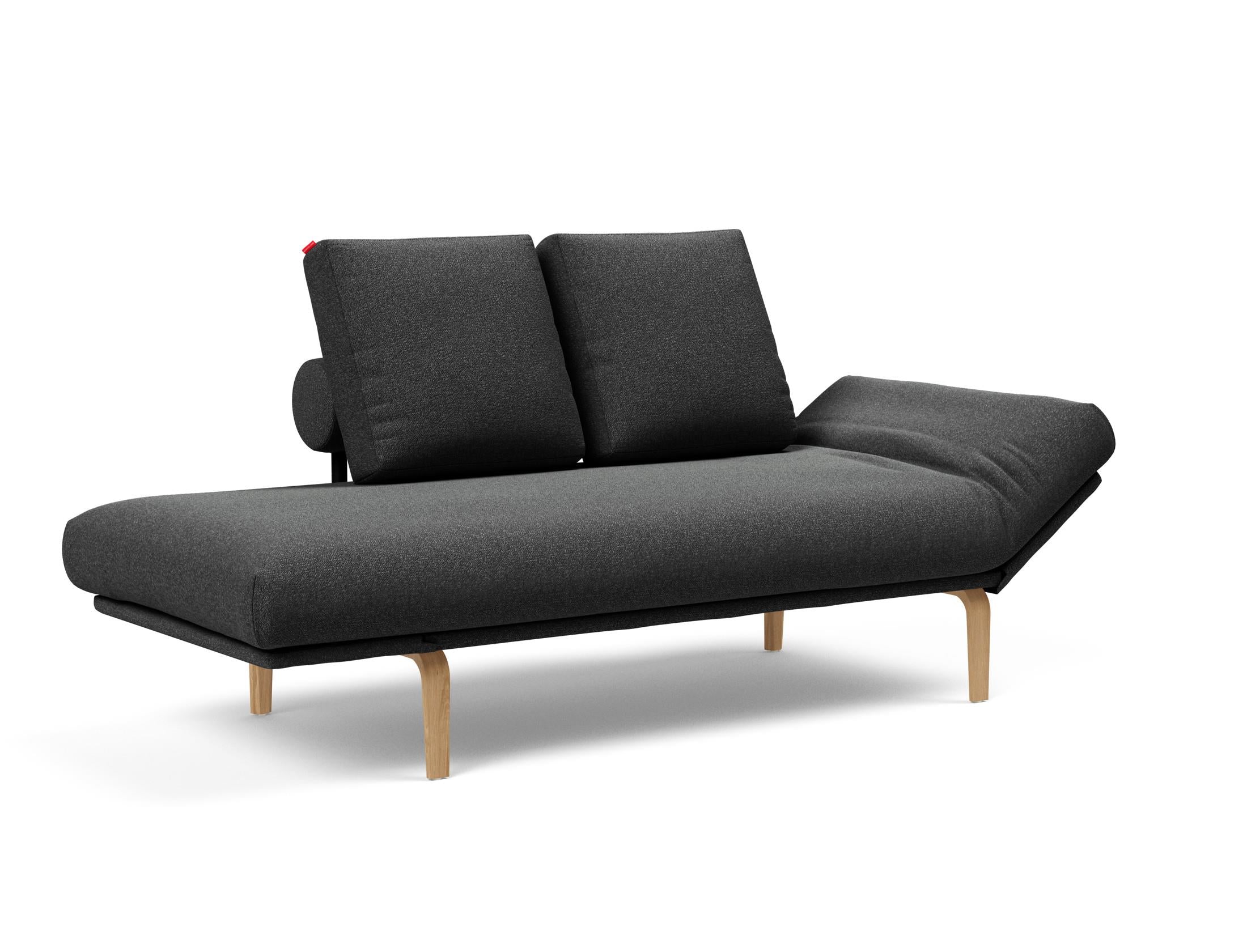 Entdecken Sie das Rollo Bow Klappsofa 80 von Innovation Living: Elegantes Design, vielseitig einsetzbar, mit hochwertigem Cover und strapazierfähigem Gestellbezug.