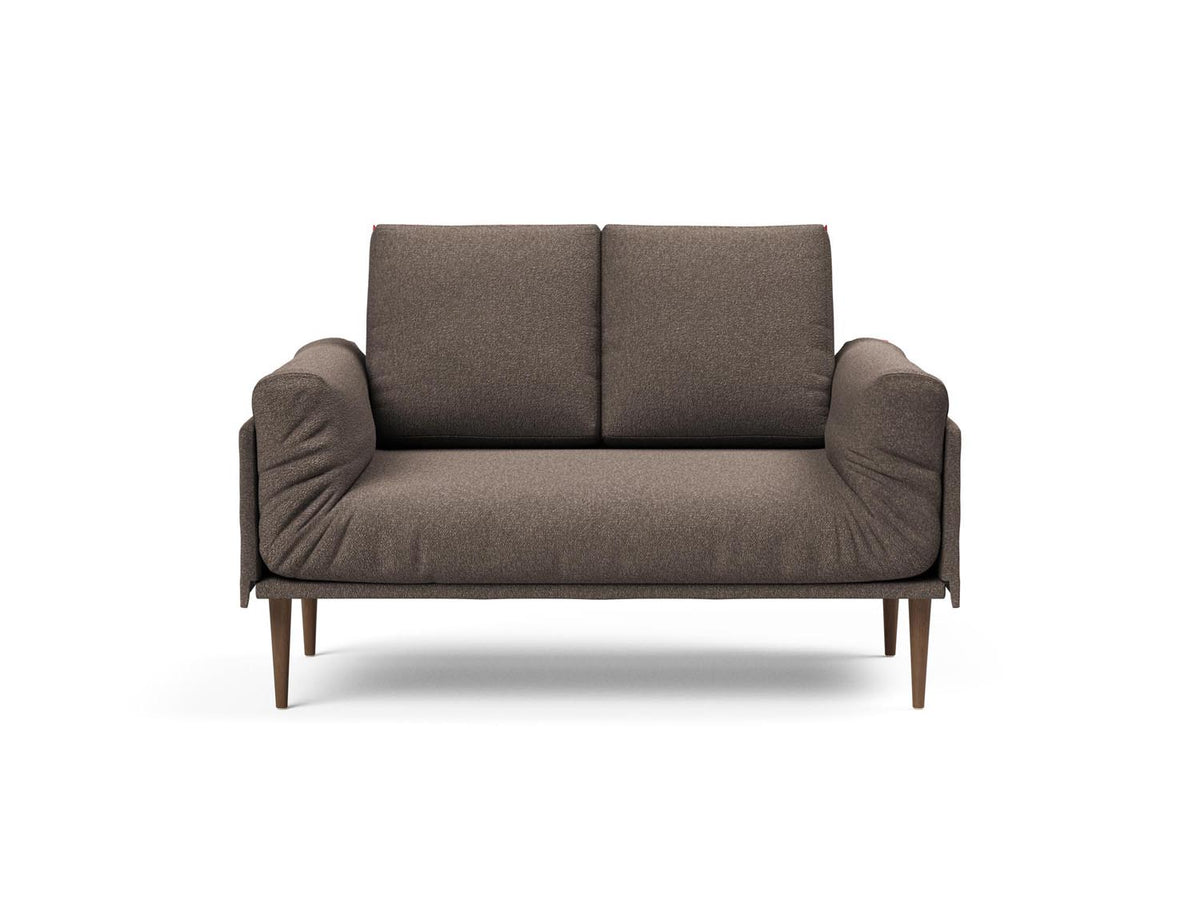 Rollo Styletto Klappsofa 80 mit Cover und Gestellbezug Classic in 530 Bouclé Taupe präsentiert im Onlineshop von KAQTU Design AG. Bettsofa ist von Innovation Living