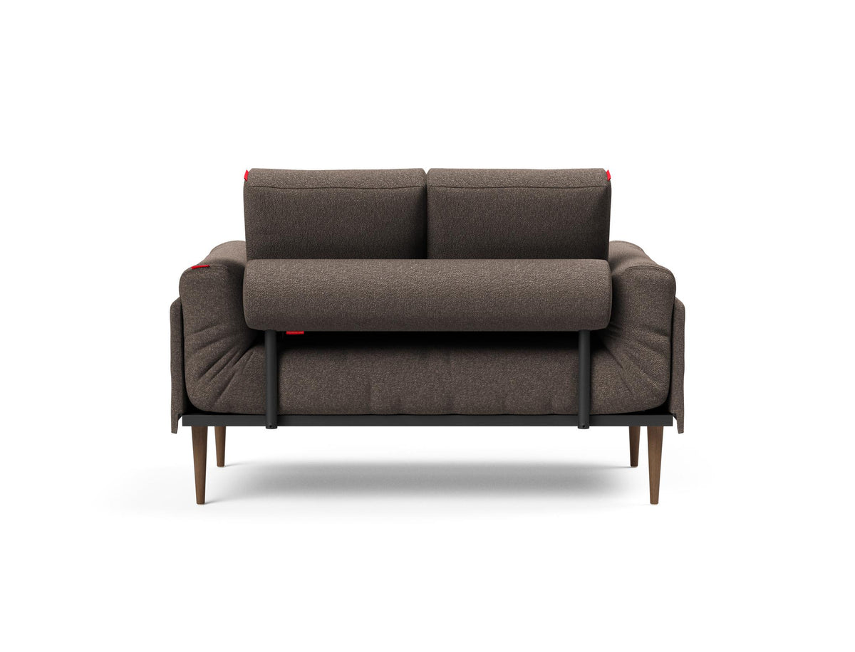 Rollo Styletto Klappsofa 80 mit Cover und Gestellbezug Classic in 530 Bouclé Taupe präsentiert im Onlineshop von KAQTU Design AG. Bettsofa ist von Innovation Living