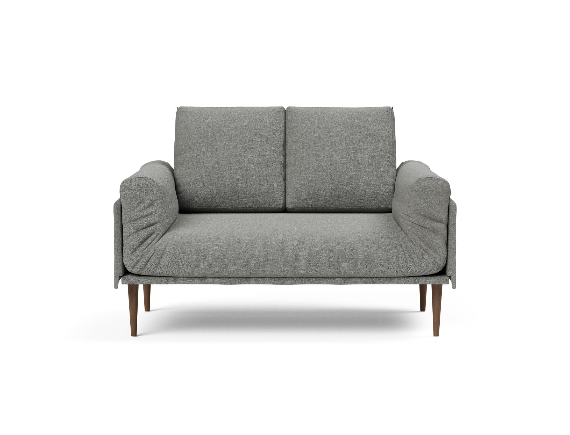 Erleben Sie das Rollo Styletto Klappsofa 80 von Innovation Living – stilvolles Design, komfortables Cover und zeitloser Gestellbezug für Ihr Zuhause.