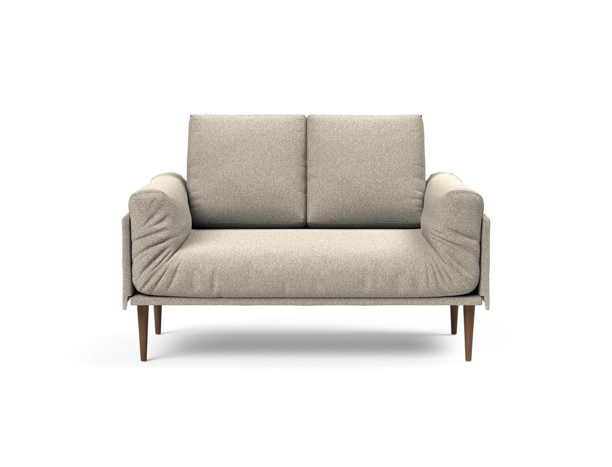 Rollo Styletto Klappsofa 80 mit Cover und Gestellbezug Classic in 539 Bouclé Beige präsentiert im Onlineshop von KAQTU Design AG. Bettsofa ist von Innovation Living
