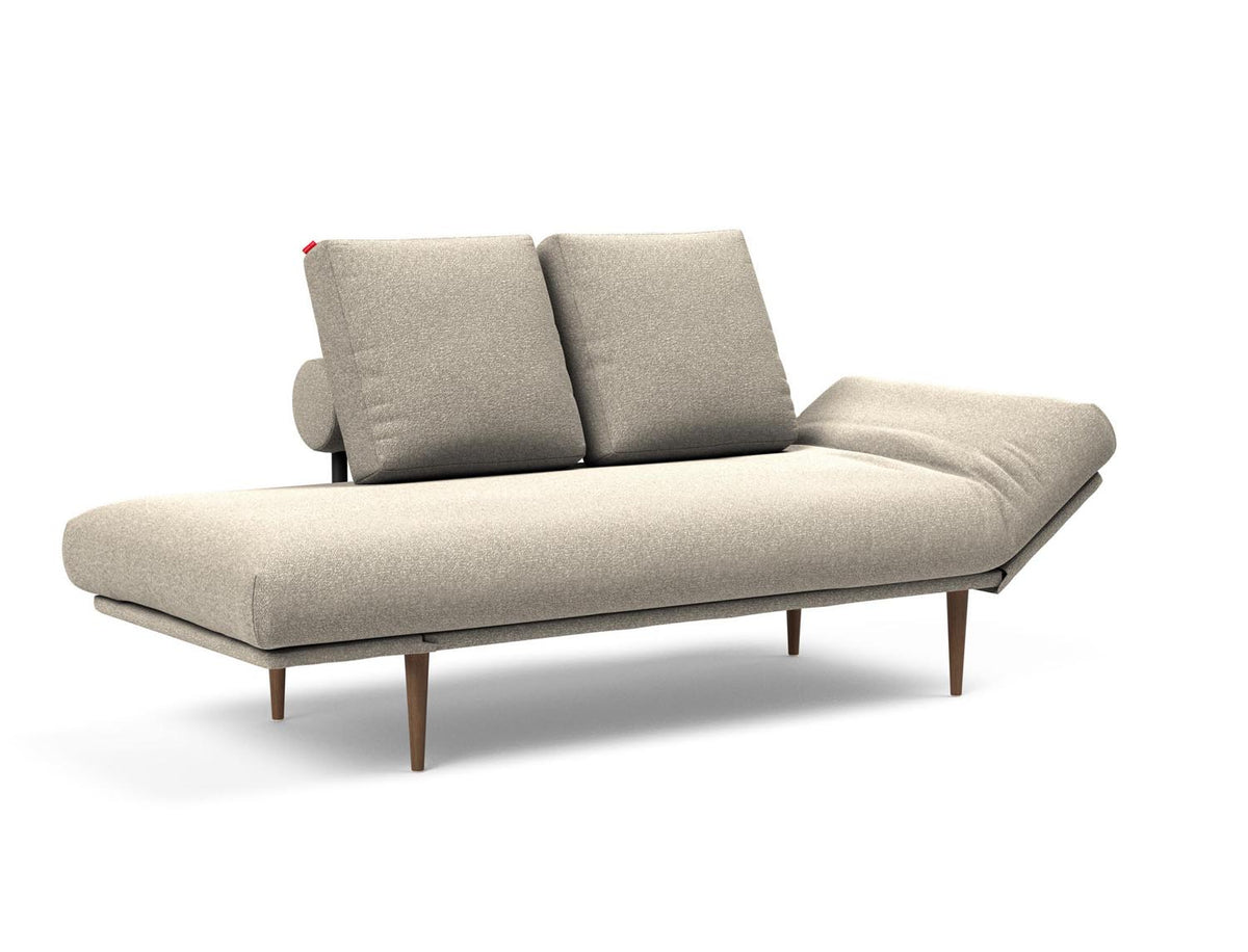 Rollo Styletto Klappsofa 80 mit Cover und Gestellbezug Classic in 539 Bouclé Beige präsentiert im Onlineshop von KAQTU Design AG. Bettsofa ist von Innovation Living