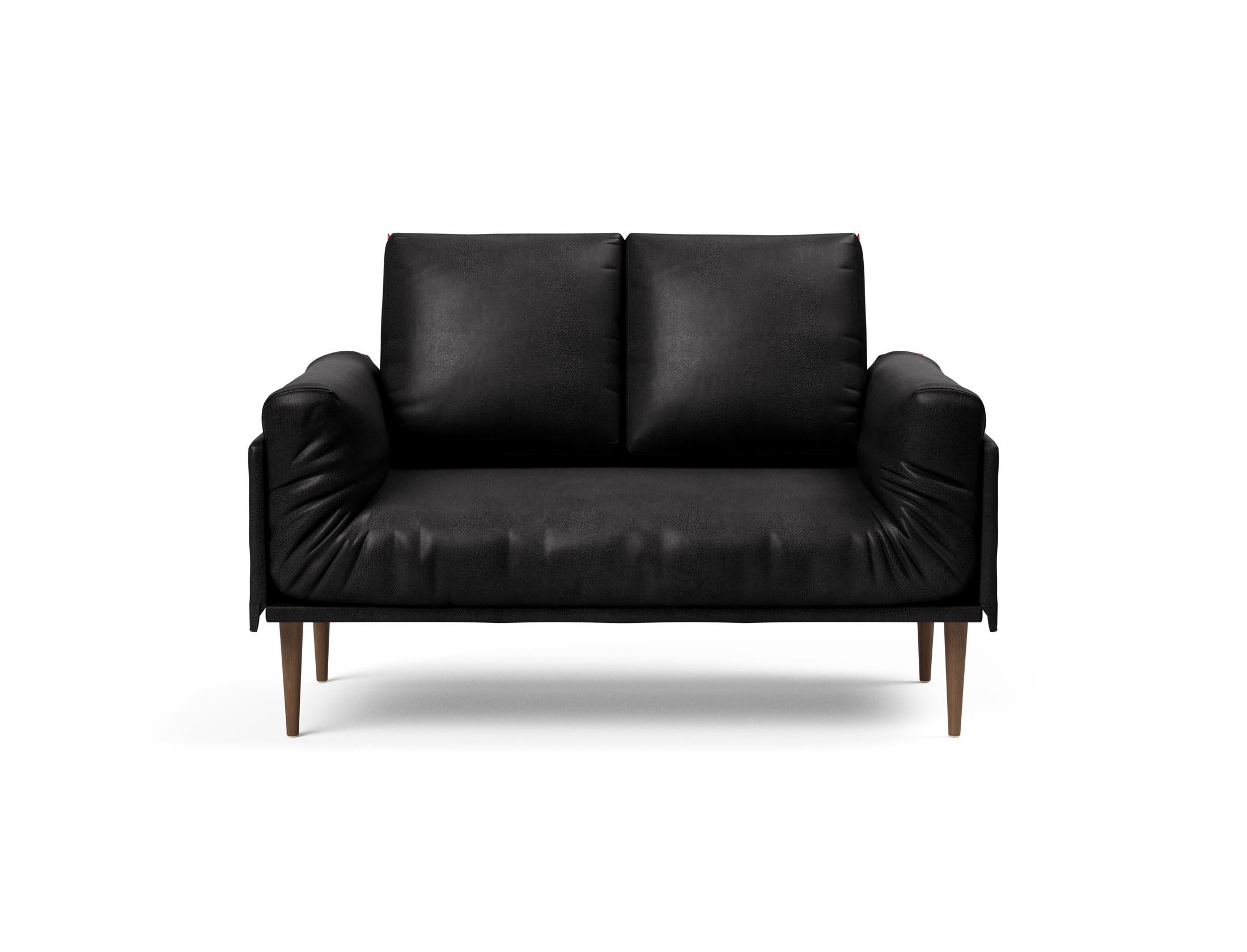 Erleben Sie das Rollo Styletto Klappsofa 80 von Innovation Living – stilvolles Design, komfortables Cover und zeitloser Gestellbezug für Ihr Zuhause.