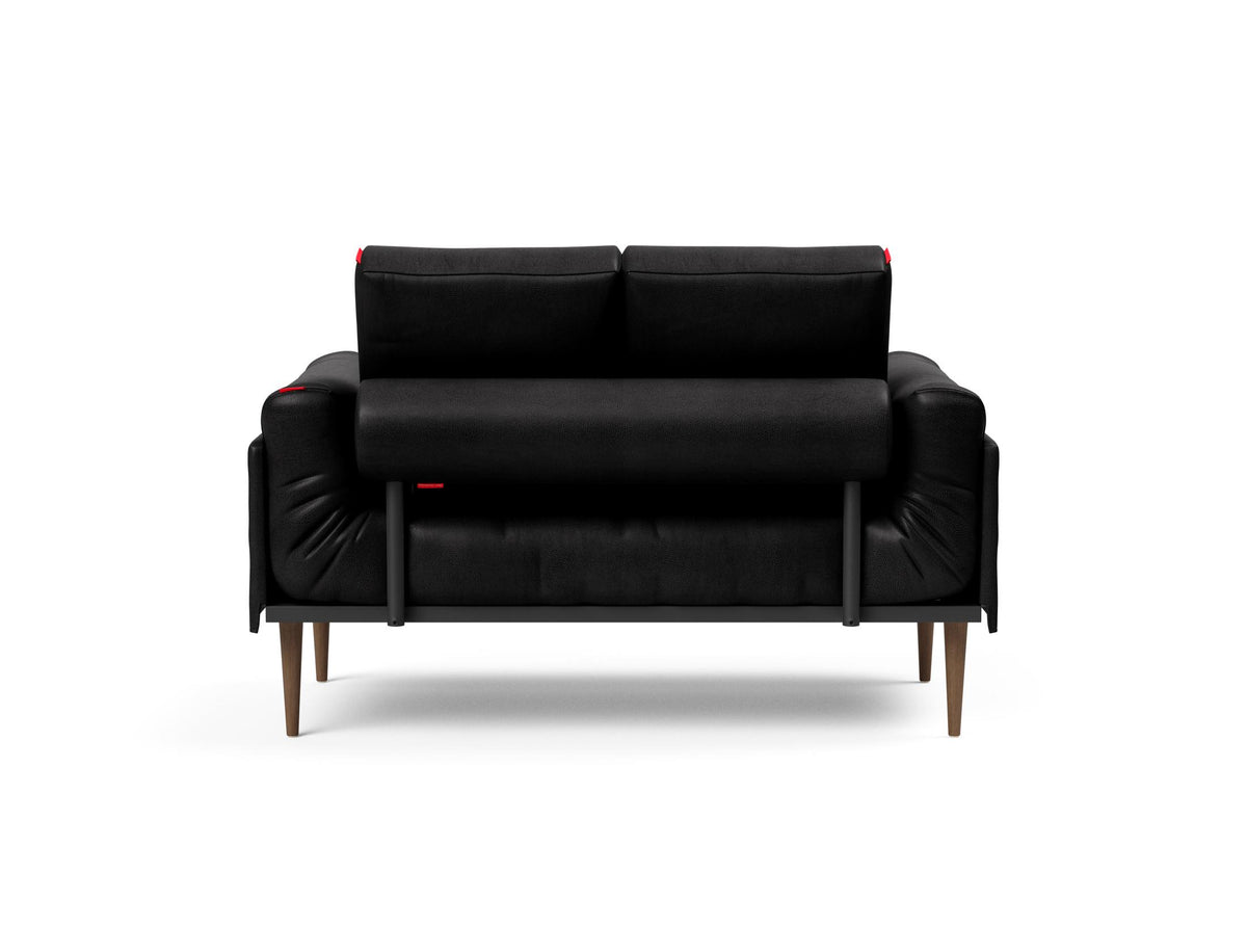 Rollo Styletto Klappsofa 80 mit Cover und Gestellbezug Classic in 550 Faunal Black präsentiert im Onlineshop von KAQTU Design AG. Bettsofa ist von Innovation Living