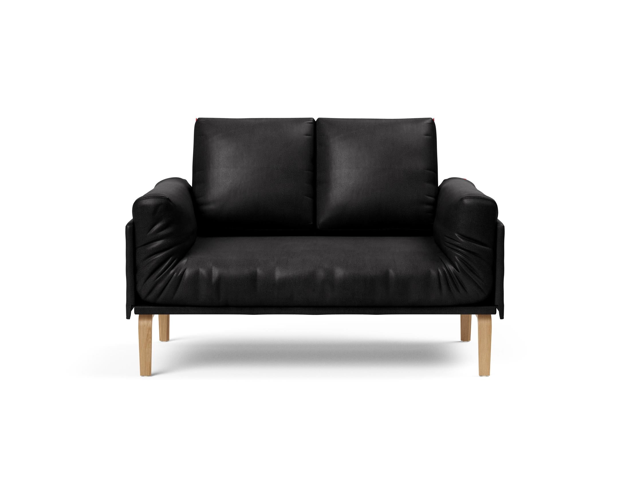Entdecken Sie das Rollo Bow Klappsofa 80 von Innovation Living: Elegantes Design, vielseitig einsetzbar, mit hochwertigem Cover und strapazierfähigem Gestellbezug.