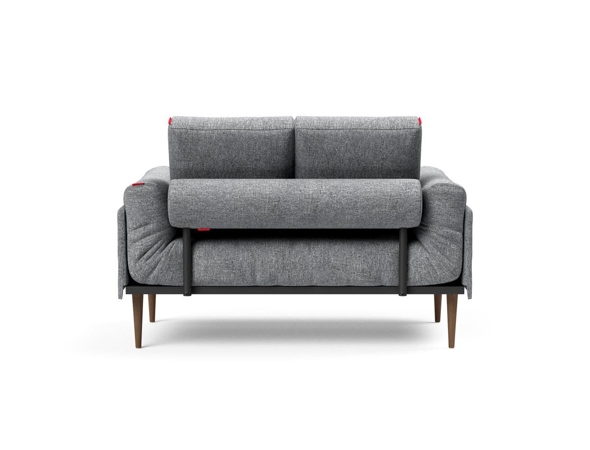 Rollo Styletto Klappsofa 80 mit Cover und Gestellbezug Classic in 565 Twist Granite präsentiert im Onlineshop von KAQTU Design AG. Bettsofa ist von Innovation Living