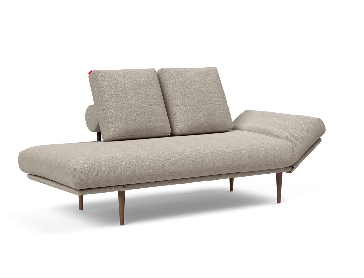 Entdecken Sie das Rollo Styletto Klappsofa 80 von Innovation Living – ein elegantes Möbelstück mit hochwertigem Cover und klassischem Gestellbezug.