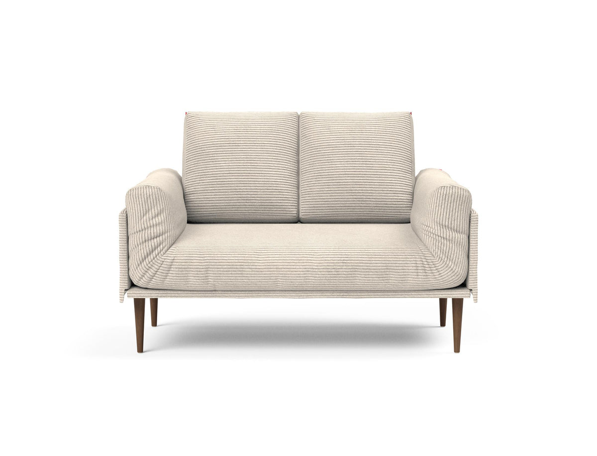 Rollo Styletto Klappsofa 80 mit Cover und Gestellbezug Classic in 594 Corduroy Ivory präsentiert im Onlineshop von KAQTU Design AG. Bettsofa ist von Innovation Living