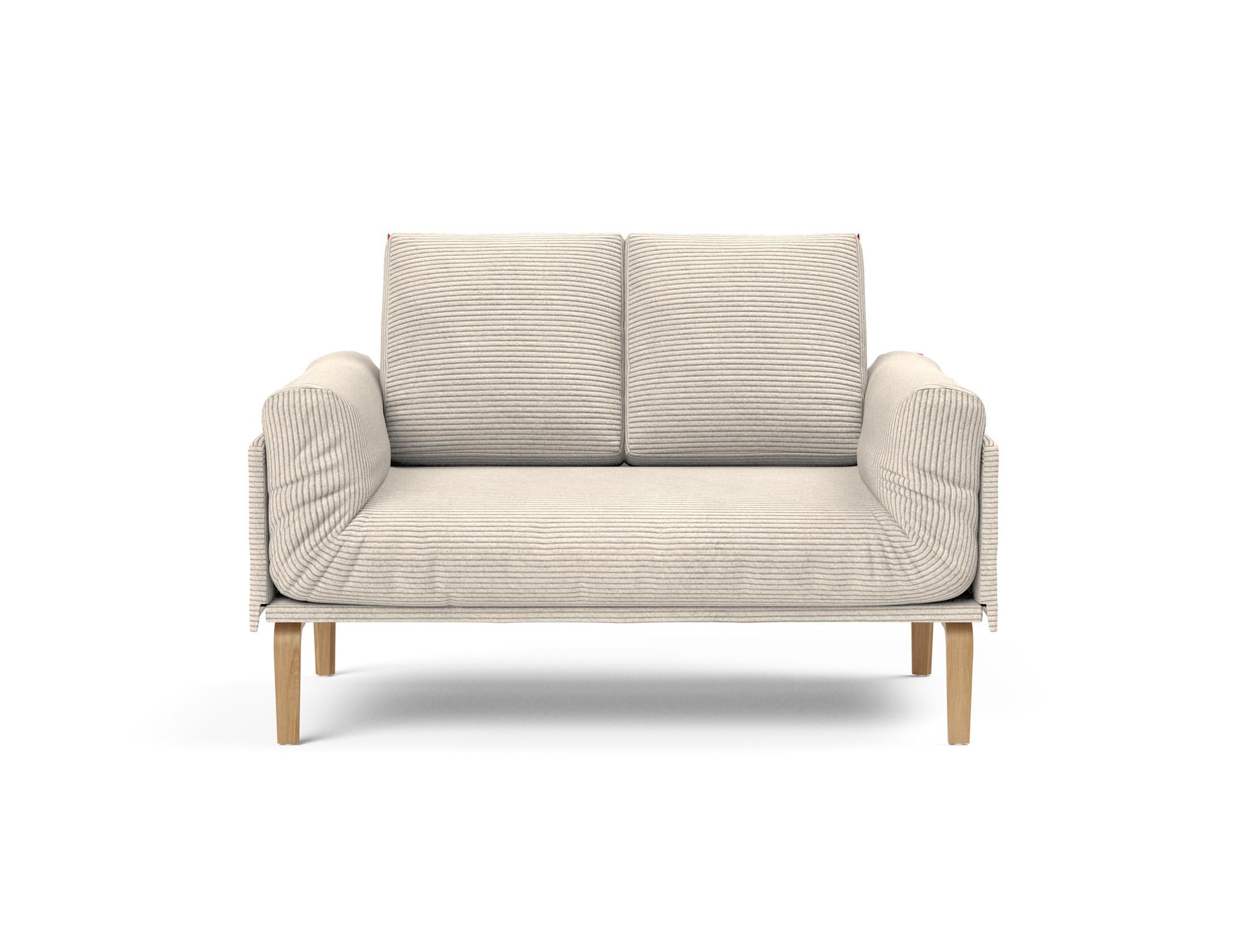 Erleben Sie das Rollo Bow Klappsofa 80 von Innovation Living: Stilvolles, funktionales Sofa mit schickem Cover und robustem Gestellbezug für jeden Raum.