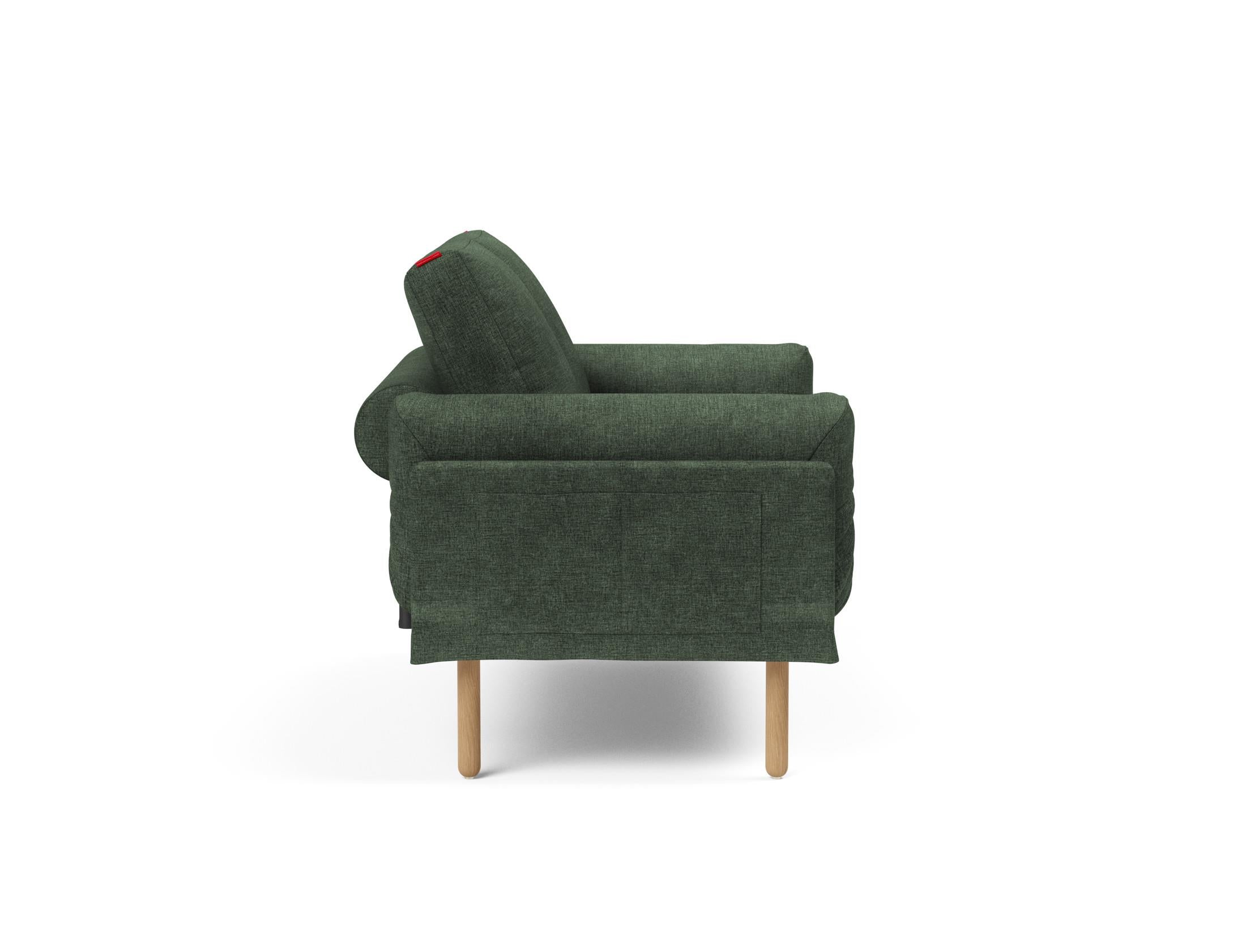 Entdecken Sie das Rollo Stem Klappsofa 80 von Innovation Living – modernes Design und der luxuriöse Spring-Bezug sorgen für ultimativen Sitzkomfort.