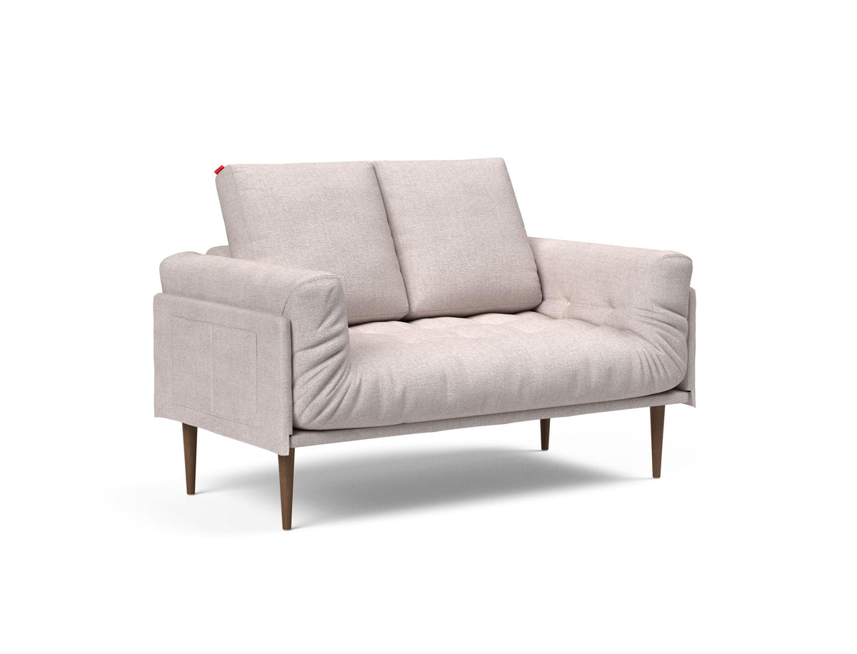 Rollo Styletto Klappsofa 80 mit Gestellbezug Spring in 300 Weda Sand präsentiert im Onlineshop von KAQTU Design AG. Bettsofa ist von Innovation Living