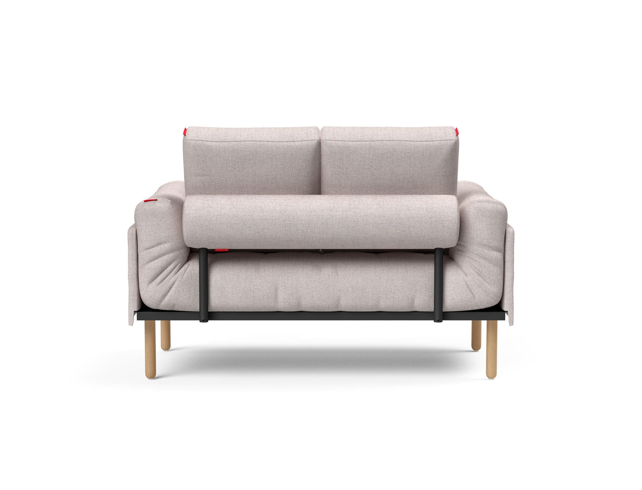 Erleben Sie das Rollo Stem Klappsofa 80 von Innovation Living – stilvolles Design trifft auf den hochwertigen Spring-Bezug für höchsten Komfort.