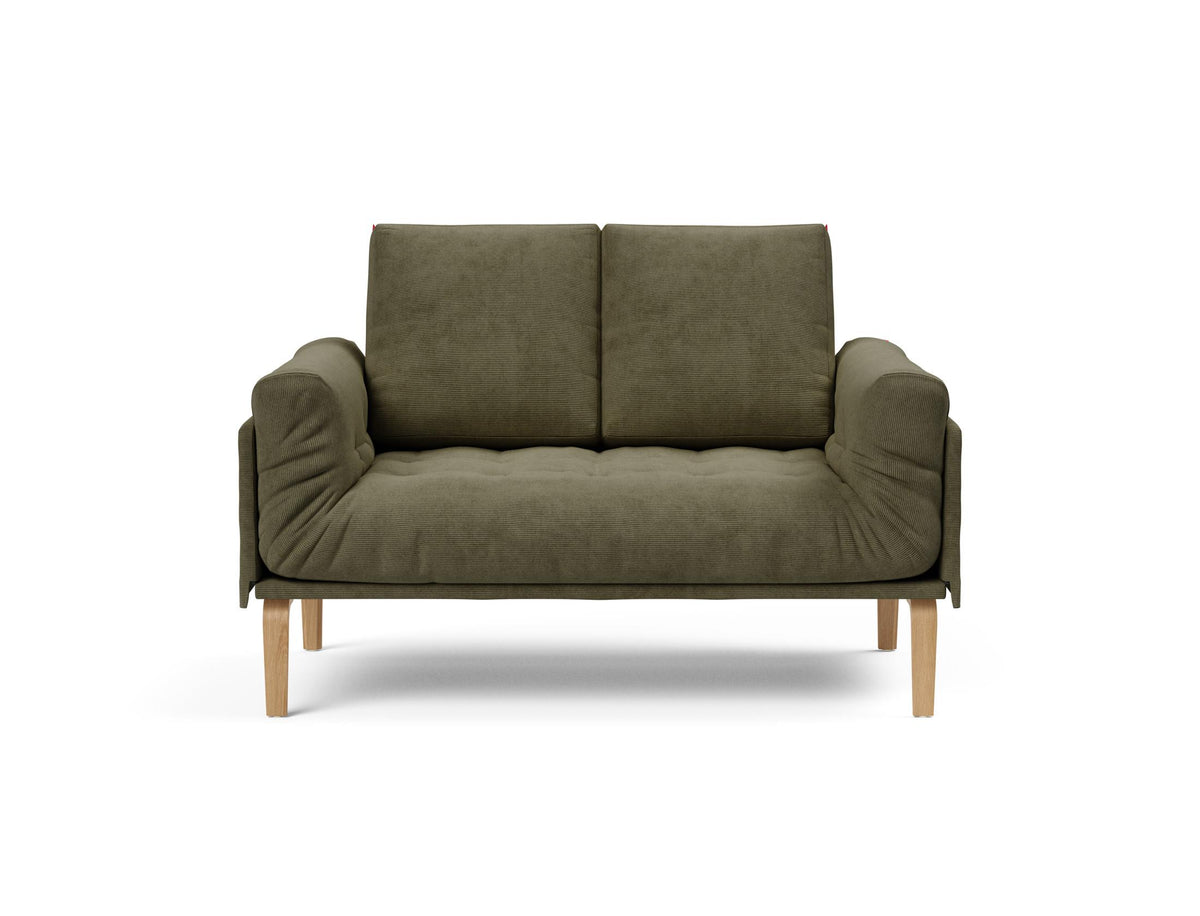 Rollo Bow Klappsofa 80 mit Gestellbezug Spring in 316 Cordufine Pine Green präsentiert im Onlineshop von KAQTU Design AG. Bettsofa ist von Innovation Living