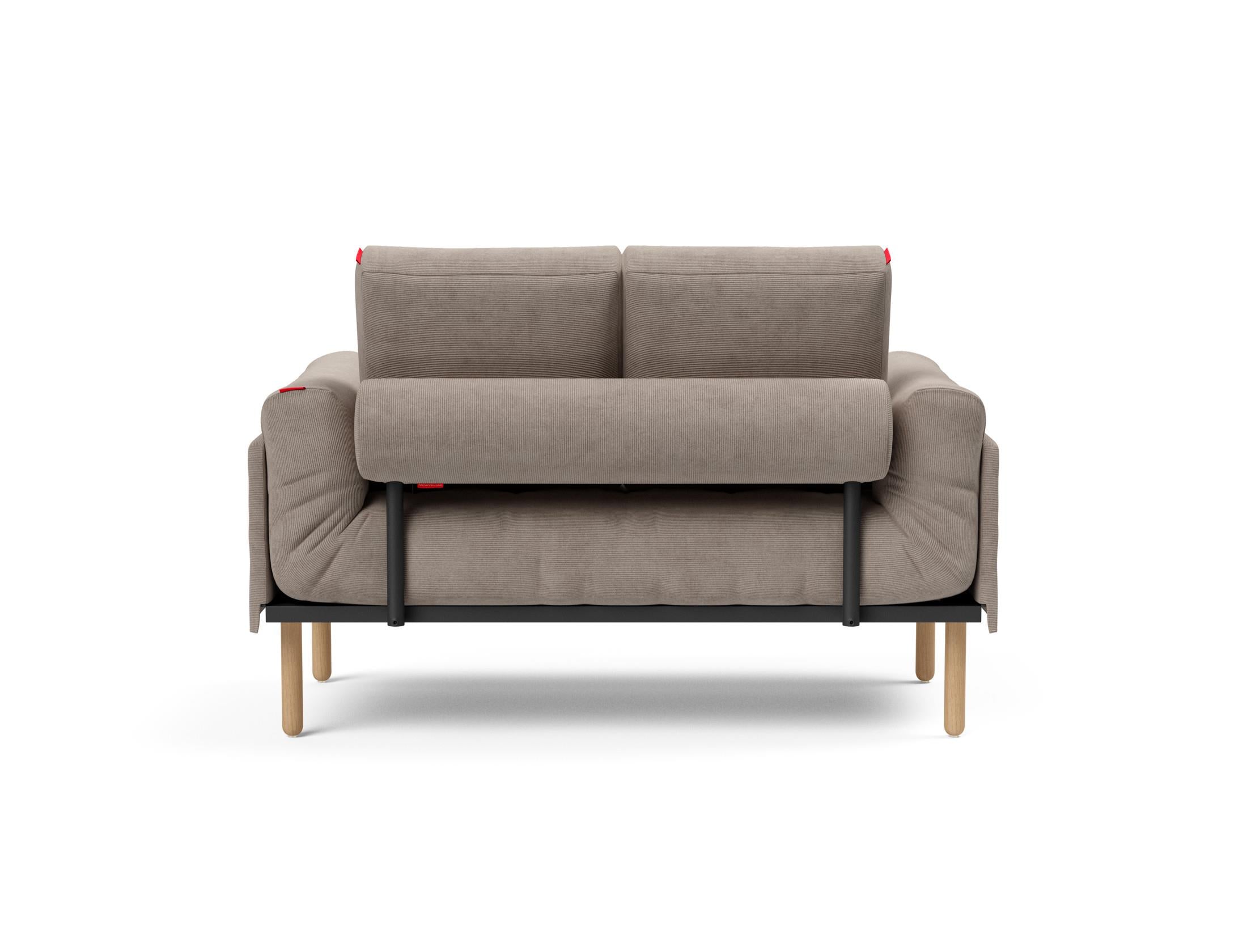 Erleben Sie das Rollo Stem Klappsofa 80 von Innovation Living – stilvolles Design trifft auf den hochwertigen Spring-Bezug für höchsten Komfort.