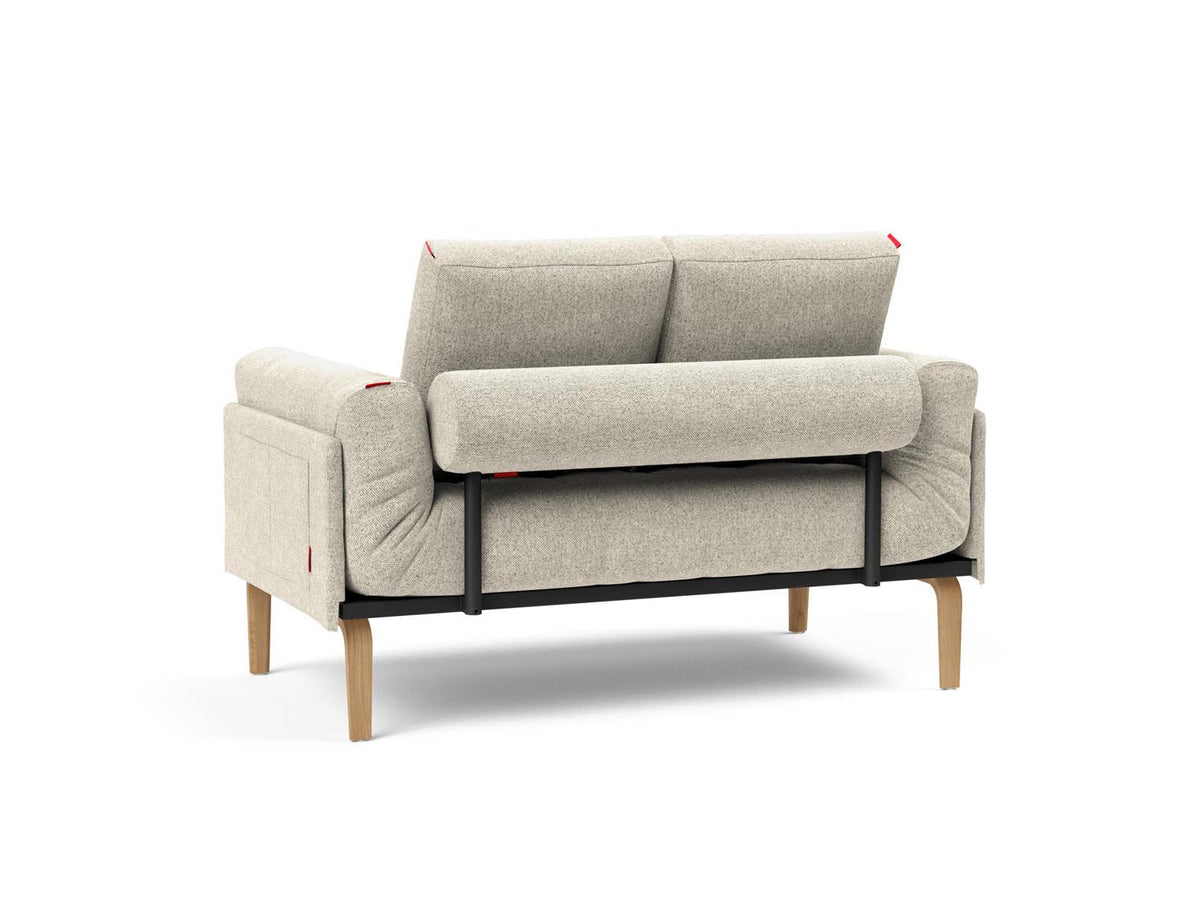 Rollo Bow Klappsofa 80 mit Gestellbezug Spring in 357 Taura Off White präsentiert im Onlineshop von KAQTU Design AG. Bettsofa ist von Innovation Living