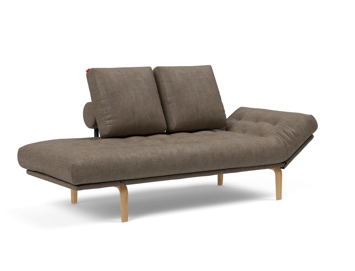 Rollo Bow Klappsofa 80 mit Gestellbezug Spring in 411 Esina Cedar Brown präsentiert im Onlineshop von KAQTU Design AG. Bettsofa ist von Innovation Living