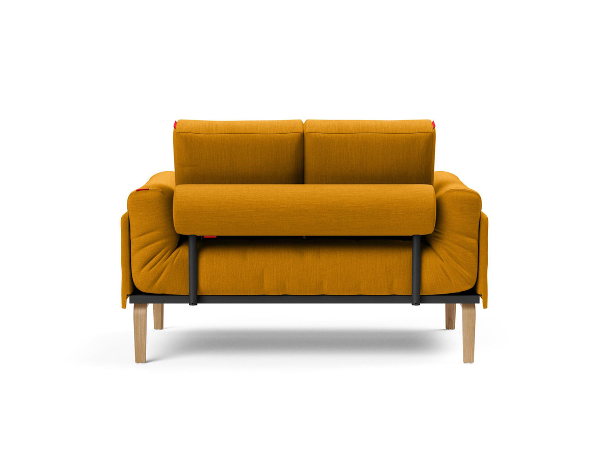 Rollo Bow Klappsofa 80 mit Gestellbezug Spring in 507 Elegance Burned Curry präsentiert im Onlineshop von KAQTU Design AG. Bettsofa ist von Innovation Living