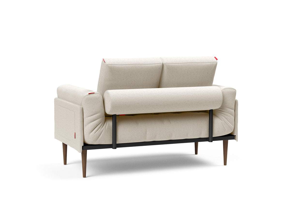 Rollo Styletto Klappsofa 80 mit Gestellbezug Spring in 531 Bouclé Off White präsentiert im Onlineshop von KAQTU Design AG. Bettsofa ist von Innovation Living